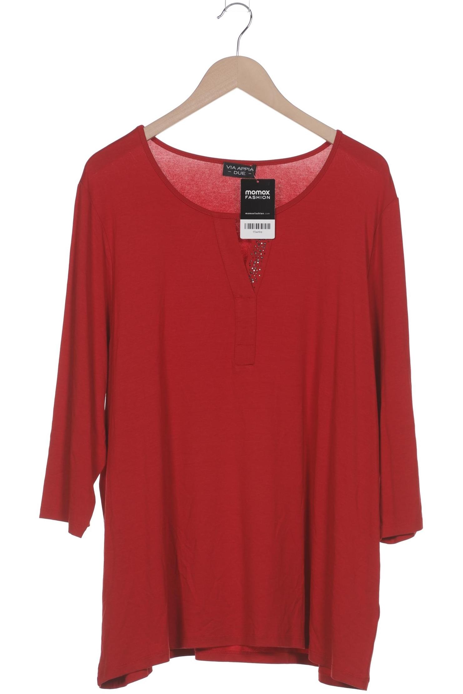 

VIA Appia DUE Damen Langarmshirt, rot, Gr. 50