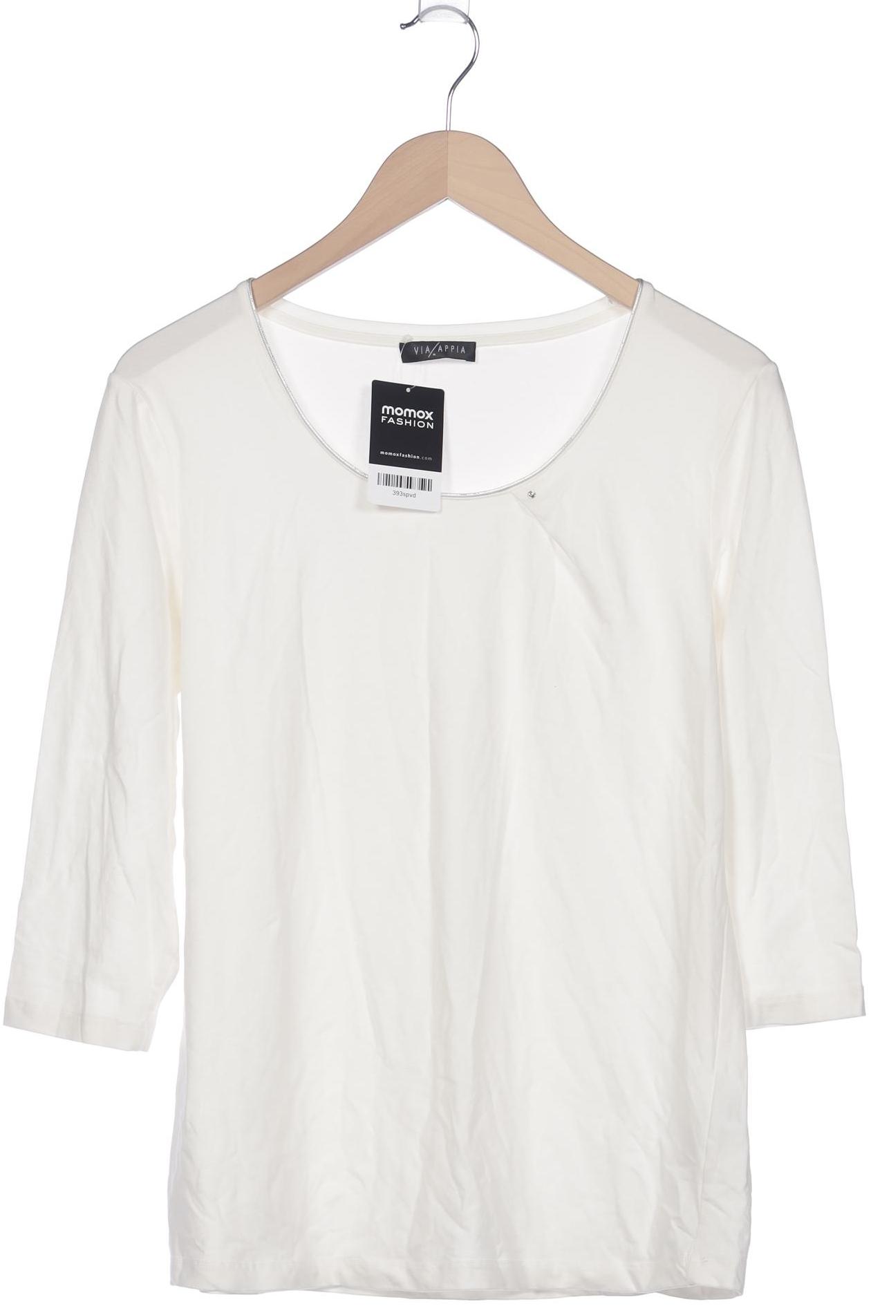 

VIA Appia DUE Damen Langarmshirt, cremeweiß, Gr. 42