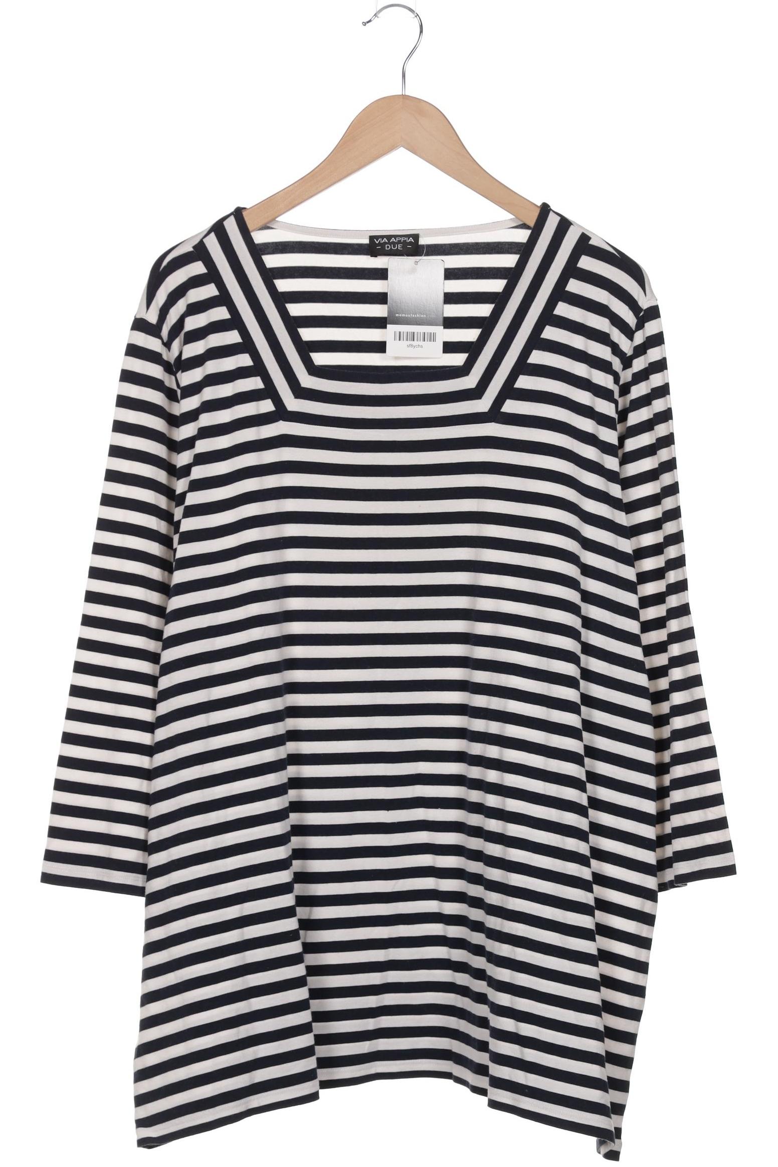 

VIA Appia DUE Damen Langarmshirt, weiß, Gr. 52