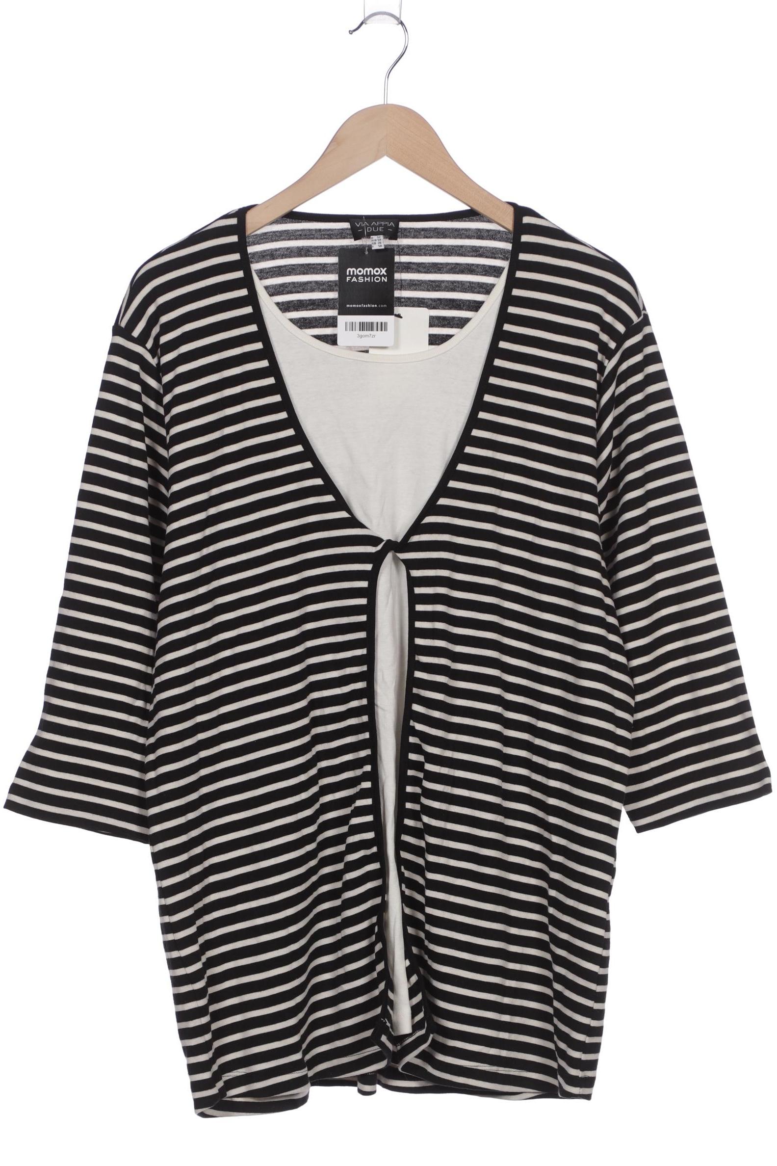 

VIA Appia DUE Damen Langarmshirt, schwarz, Gr. 52