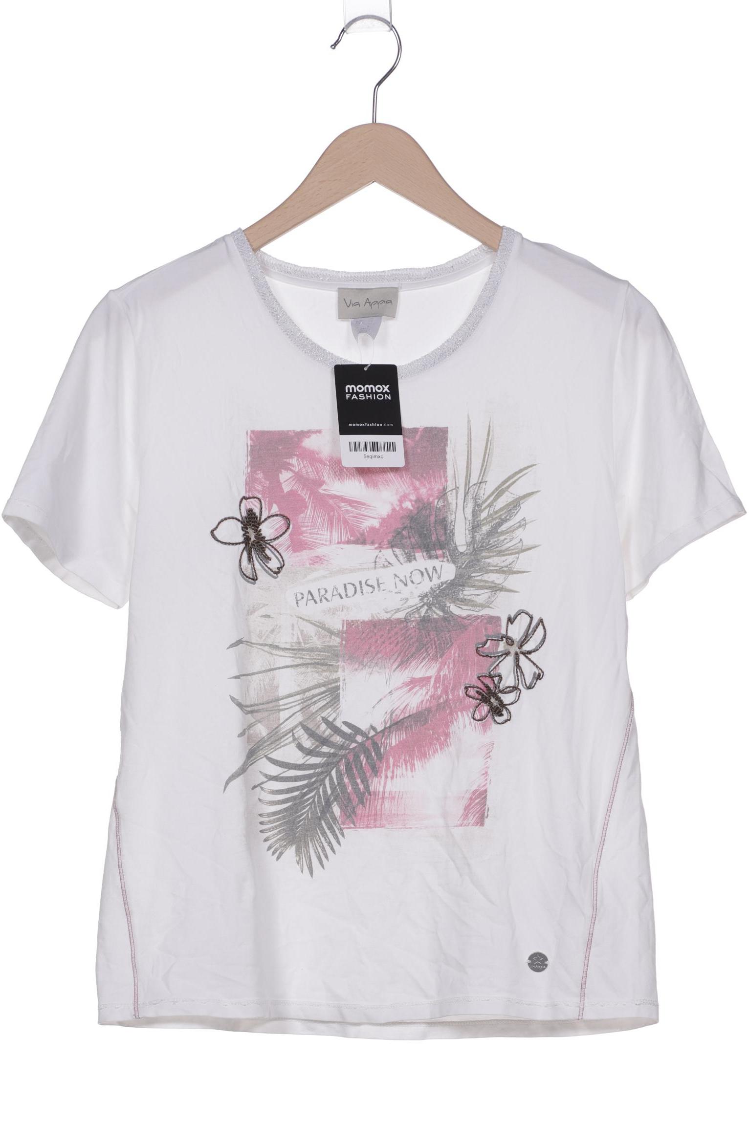 

VIA Appia DUE Damen T-Shirt, weiß, Gr. 38
