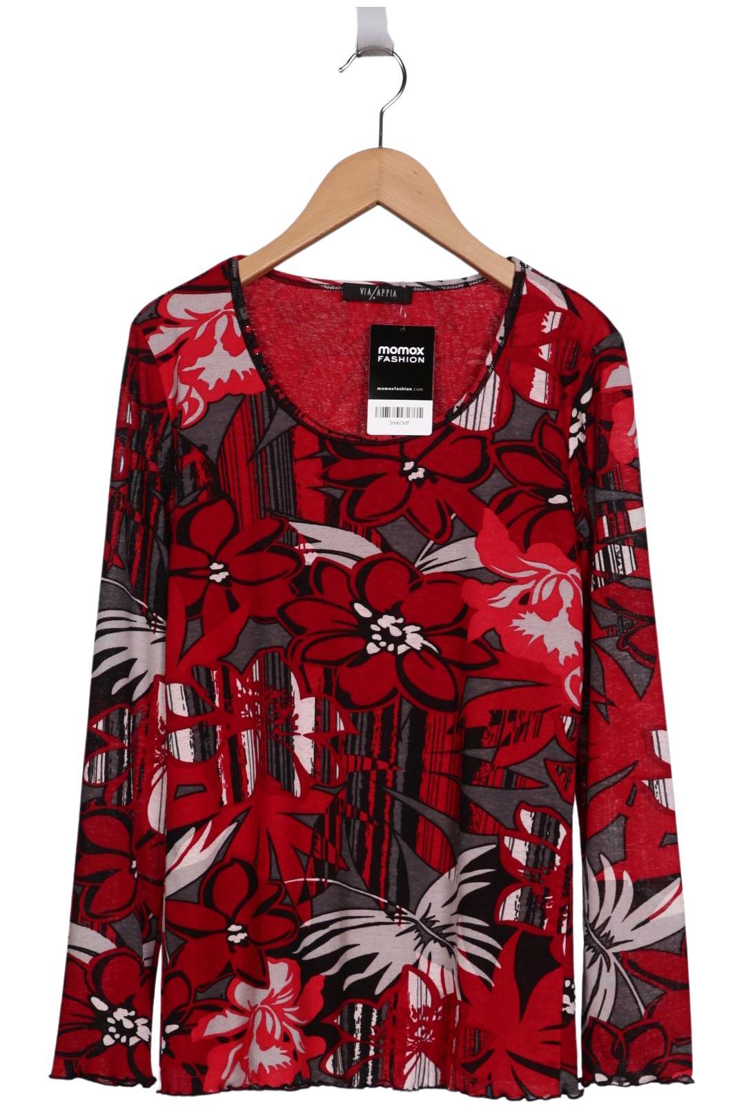 

VIA Appia DUE Damen Langarmshirt, rot, Gr. 38