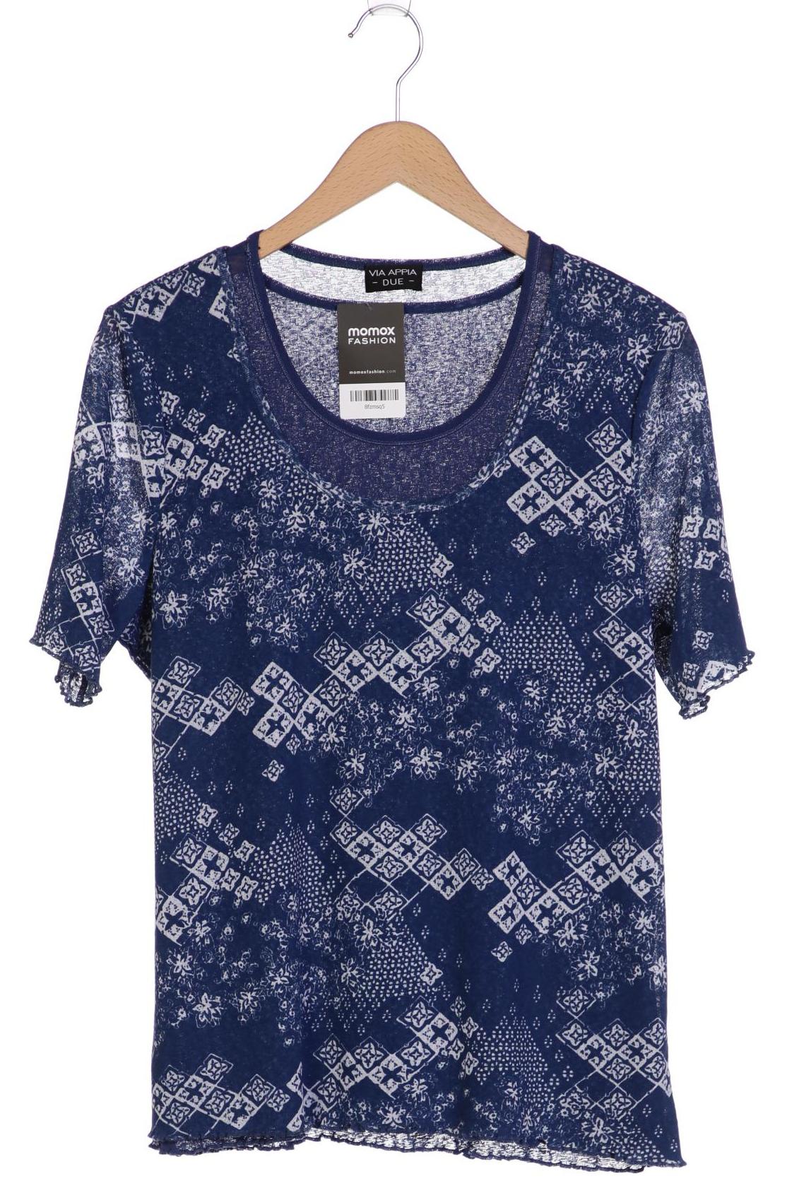 

VIA Appia DUE Damen T-Shirt, blau, Gr. 42