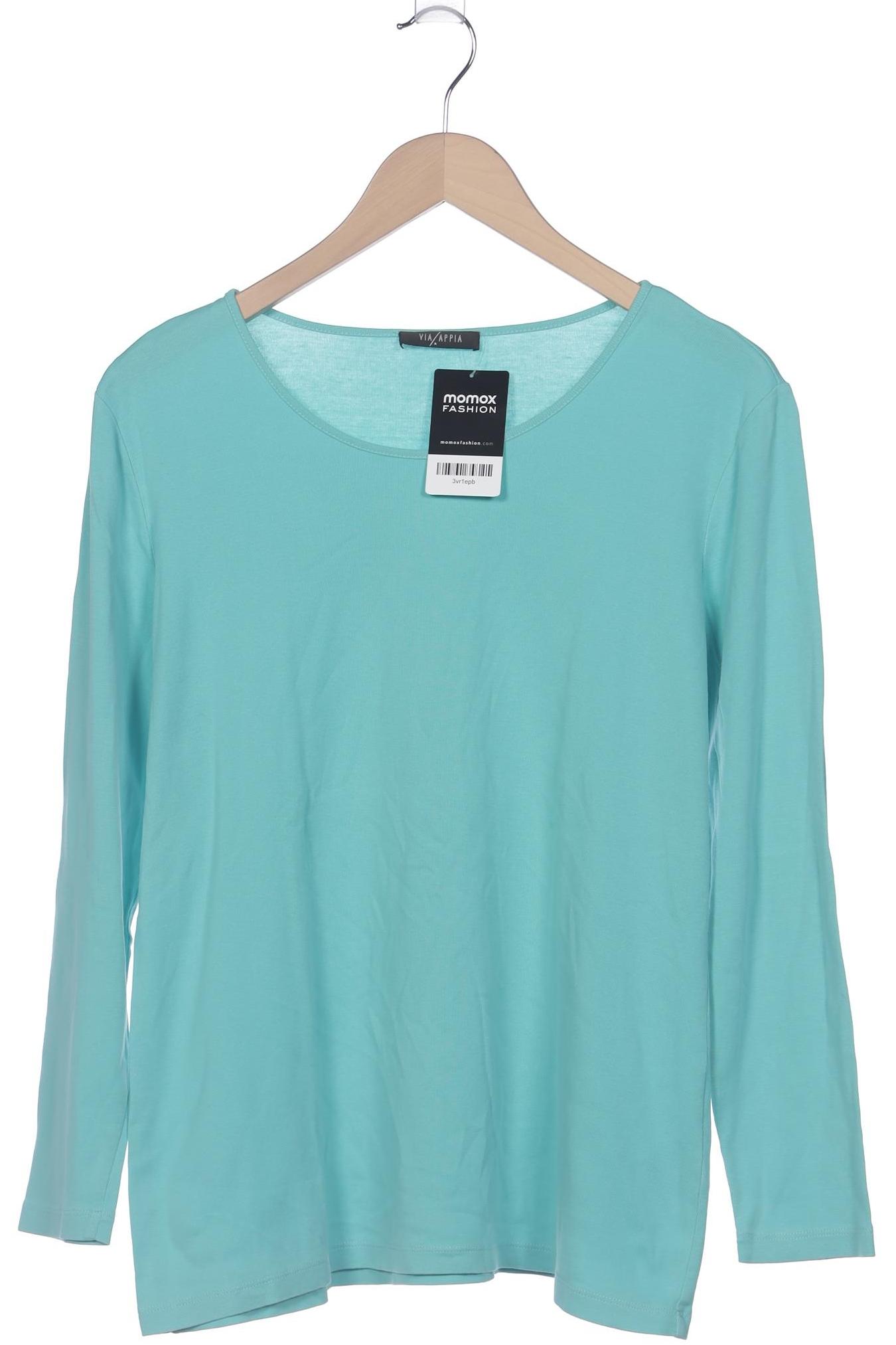 

VIA Appia DUE Damen Langarmshirt, türkis, Gr. 46