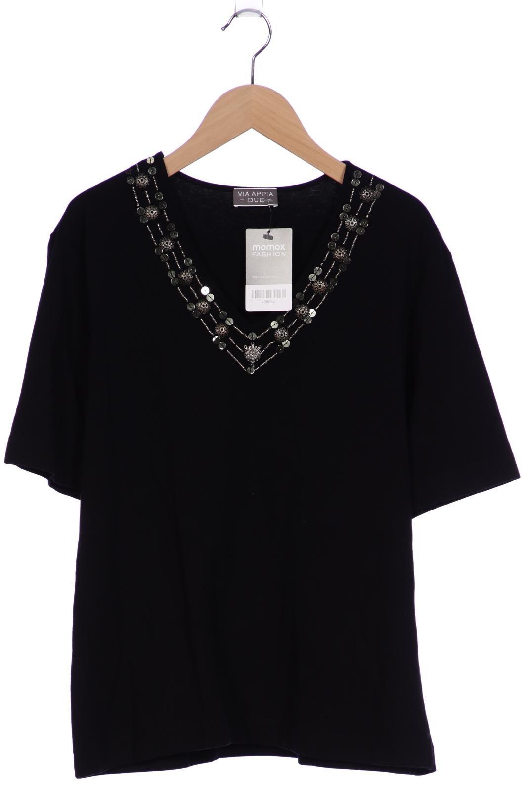 

VIA Appia DUE Damen T-Shirt, schwarz, Gr. 44