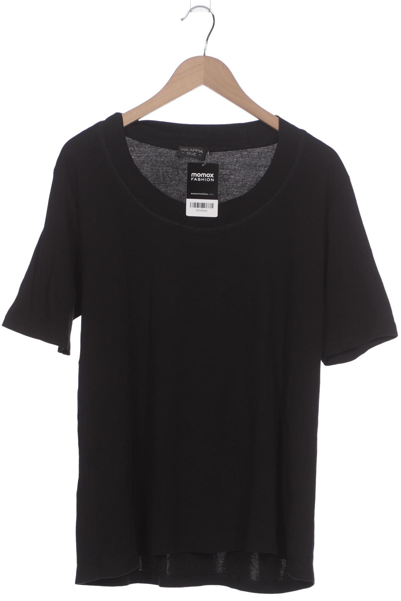 

VIA Appia DUE Damen T-Shirt, schwarz, Gr. 48