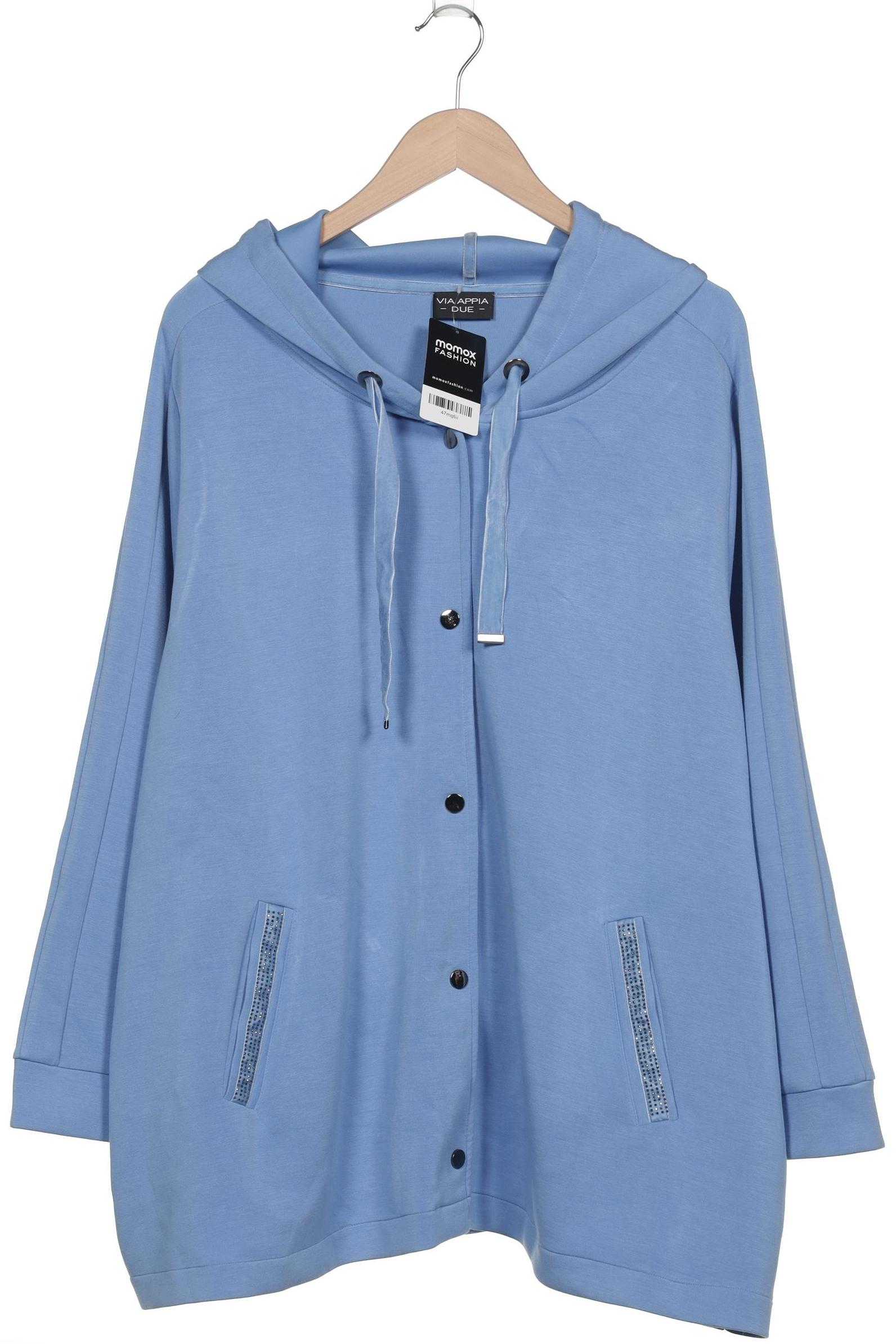 

VIA Appia DUE Damen Kapuzenpullover, blau, Gr. 52