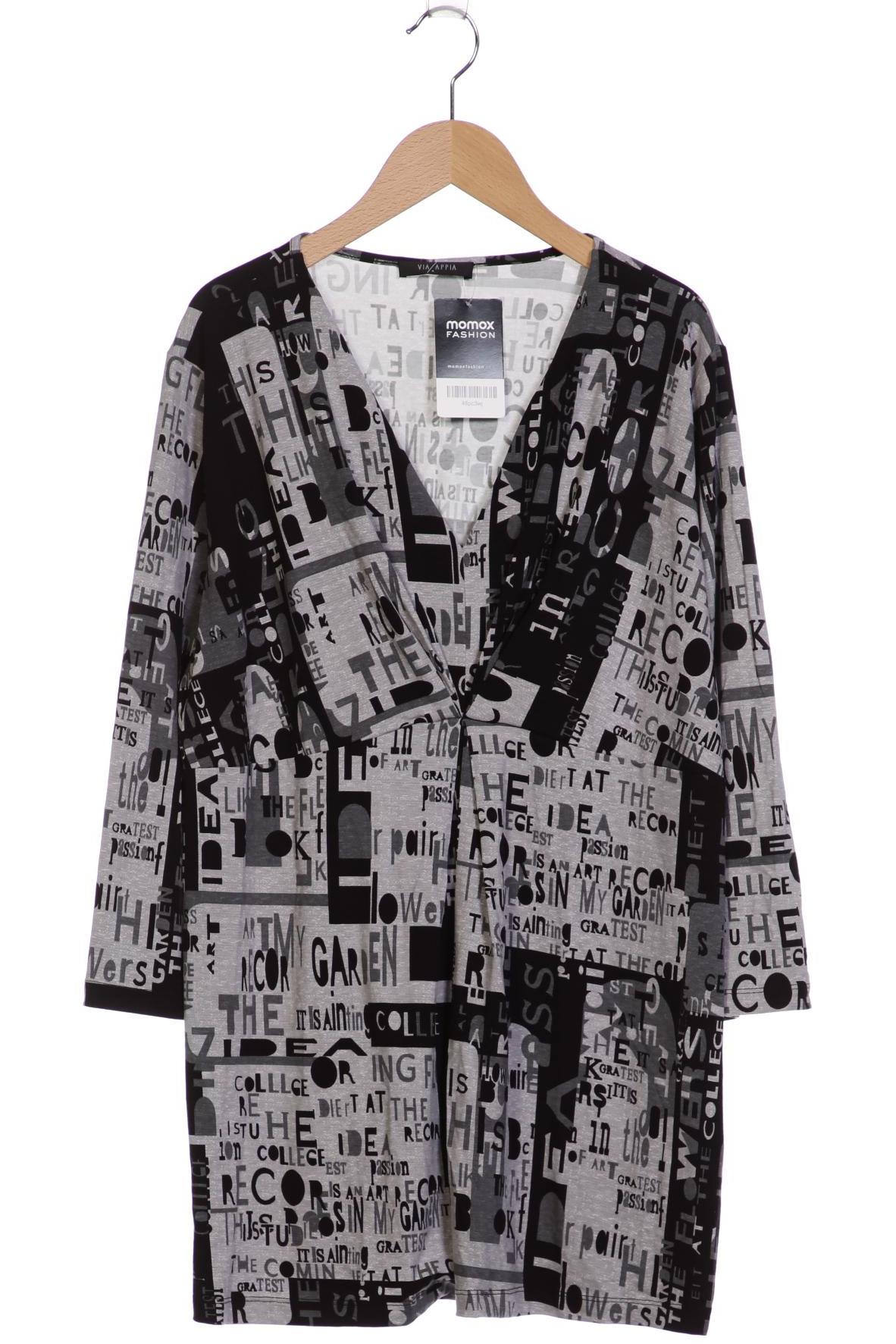 

VIA Appia DUE Damen Langarmshirt, grau, Gr. 44