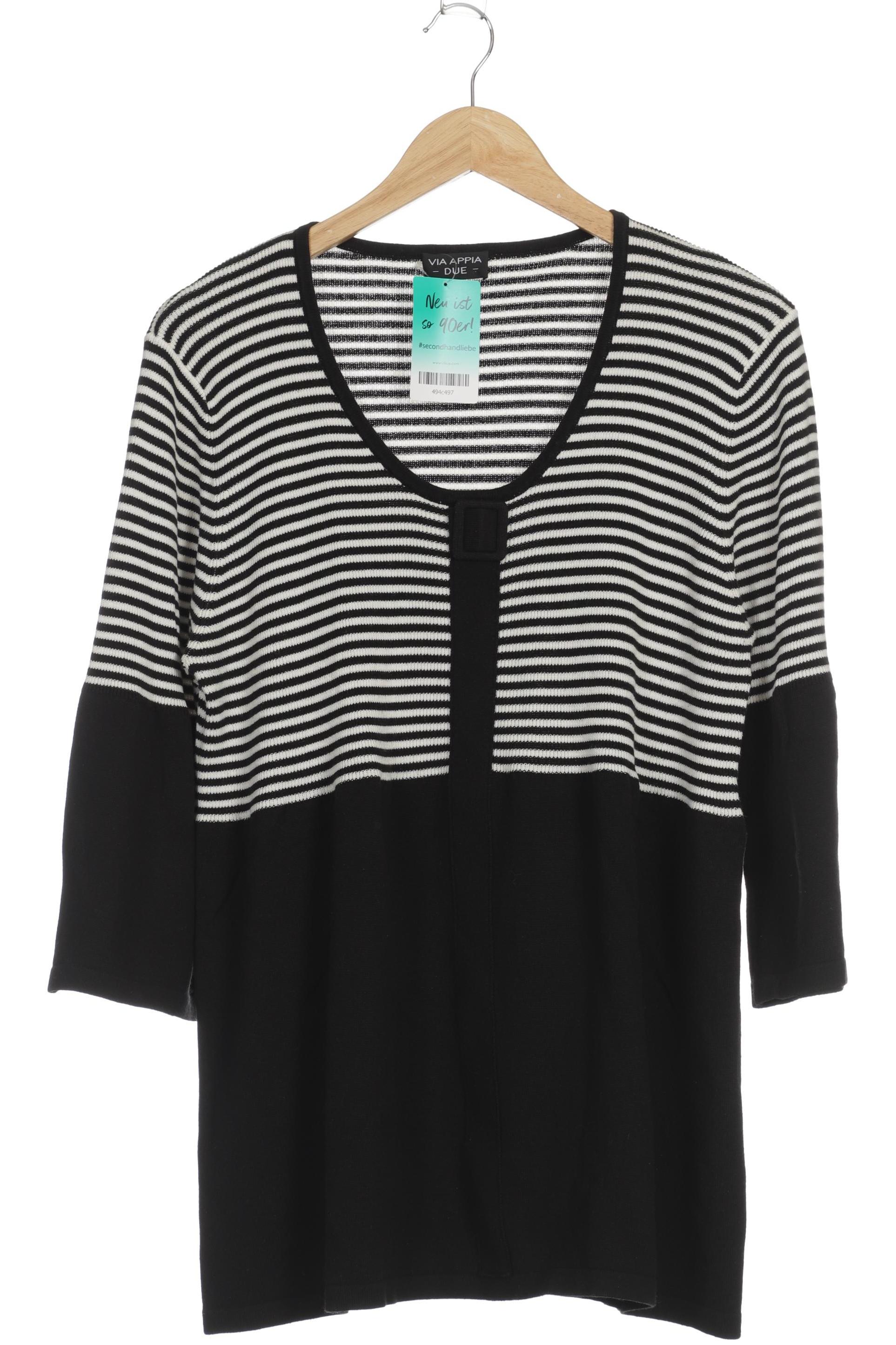 

VIA Appia DUE Damen Pullover, schwarz, Gr. 48
