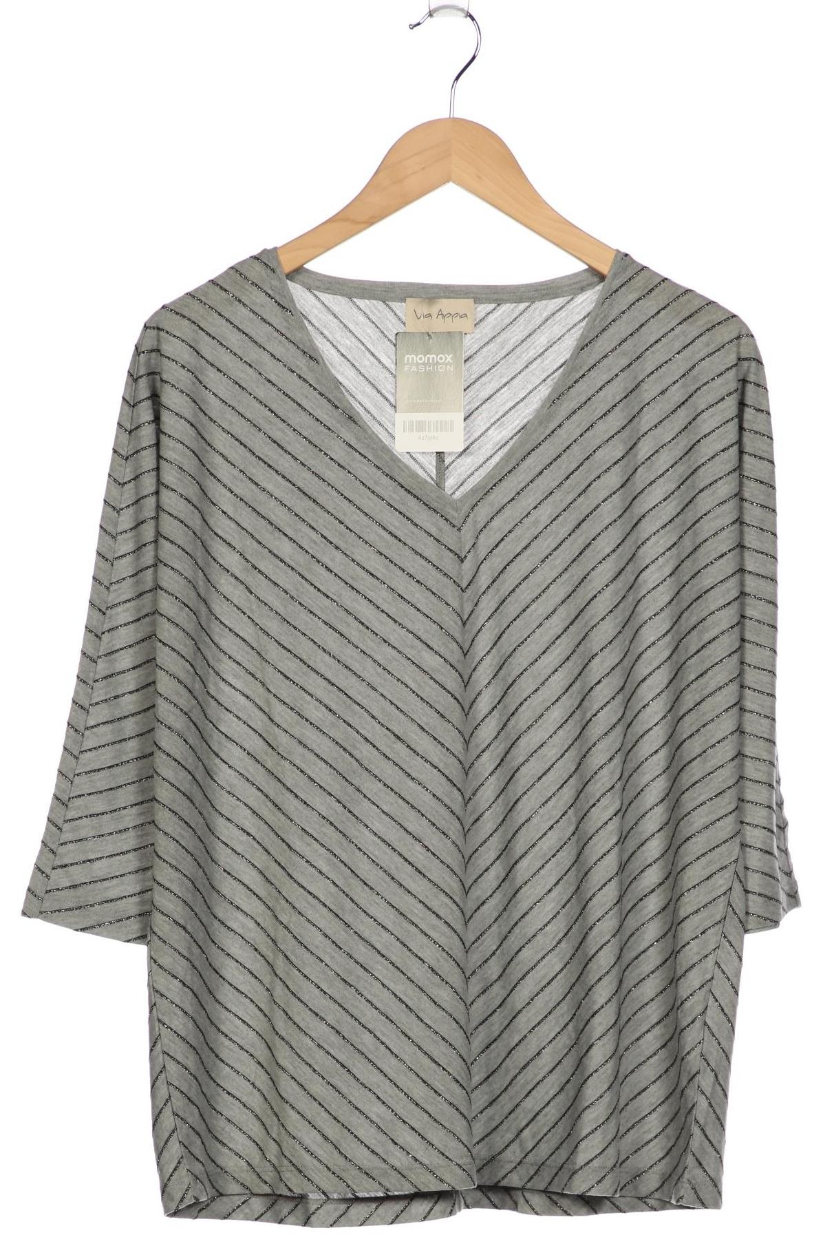 

VIA Appia DUE Damen Langarmshirt, grau, Gr. 44