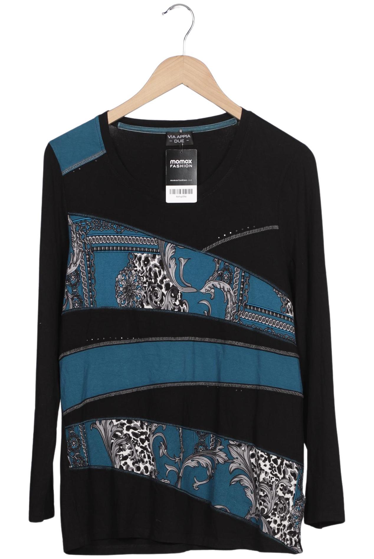 

VIA Appia DUE Damen Langarmshirt, schwarz, Gr. 42