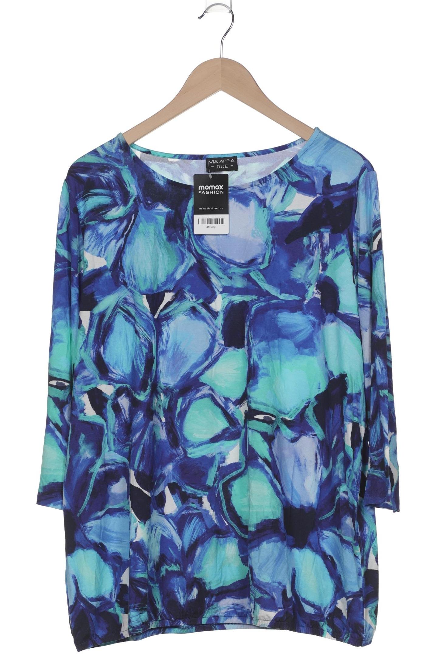 

VIA Appia DUE Damen Langarmshirt, blau, Gr. 46