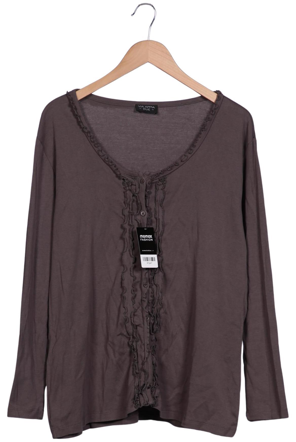 

VIA Appia DUE Damen Strickjacke, grau, Gr. 48
