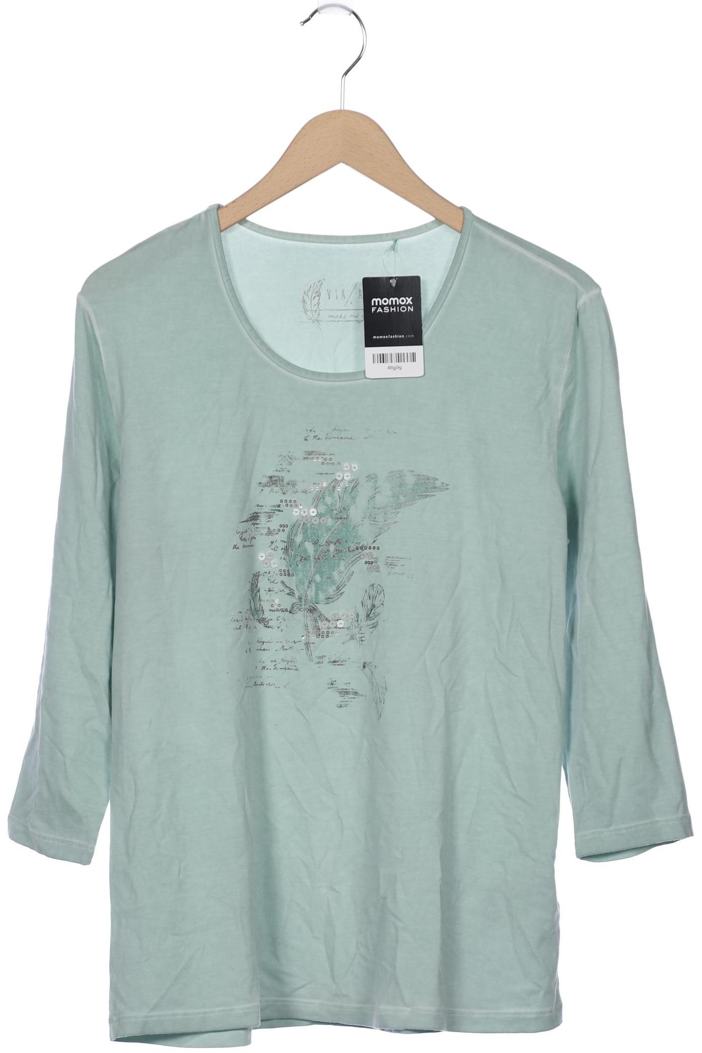 

VIA Appia DUE Damen Langarmshirt, türkis, Gr. 44