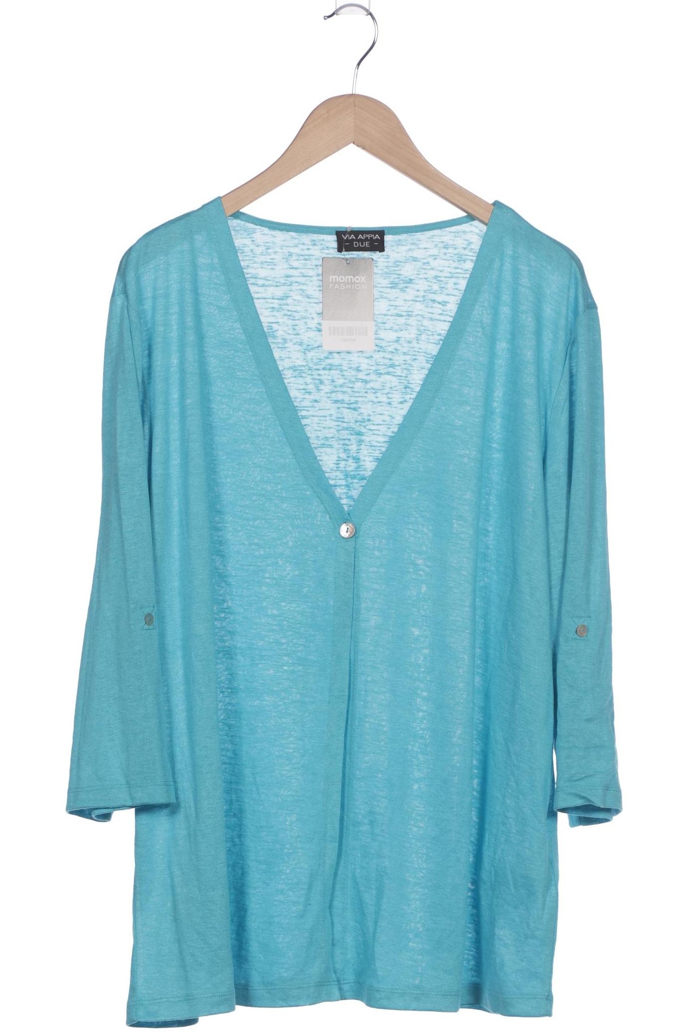 

VIA Appia DUE Damen Strickjacke, hellblau, Gr. 46