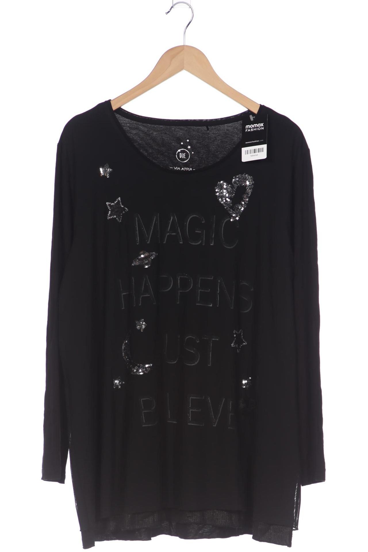 

VIA Appia DUE Damen Langarmshirt, schwarz, Gr. 48