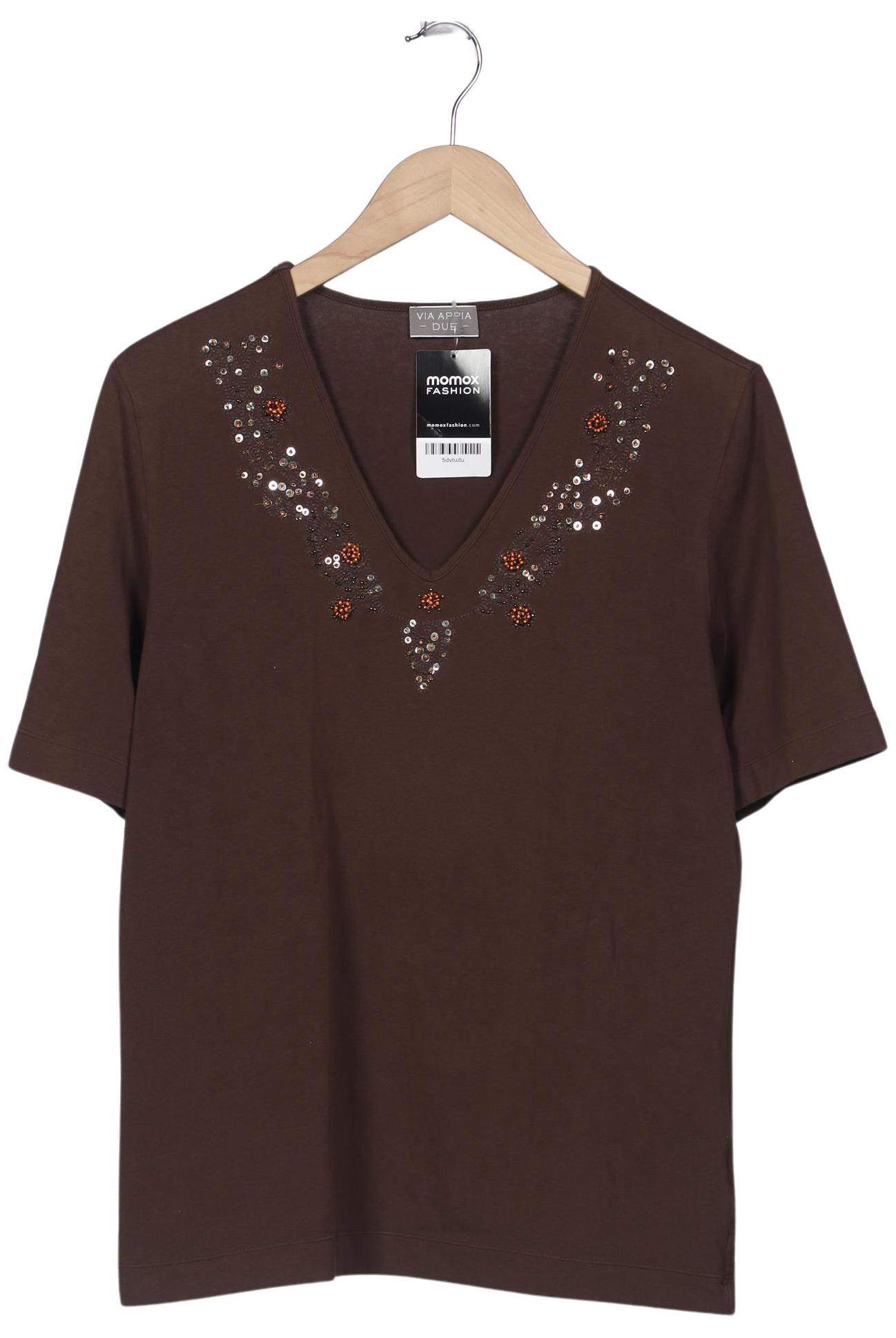 

VIA Appia DUE Damen T-Shirt, braun, Gr. 44