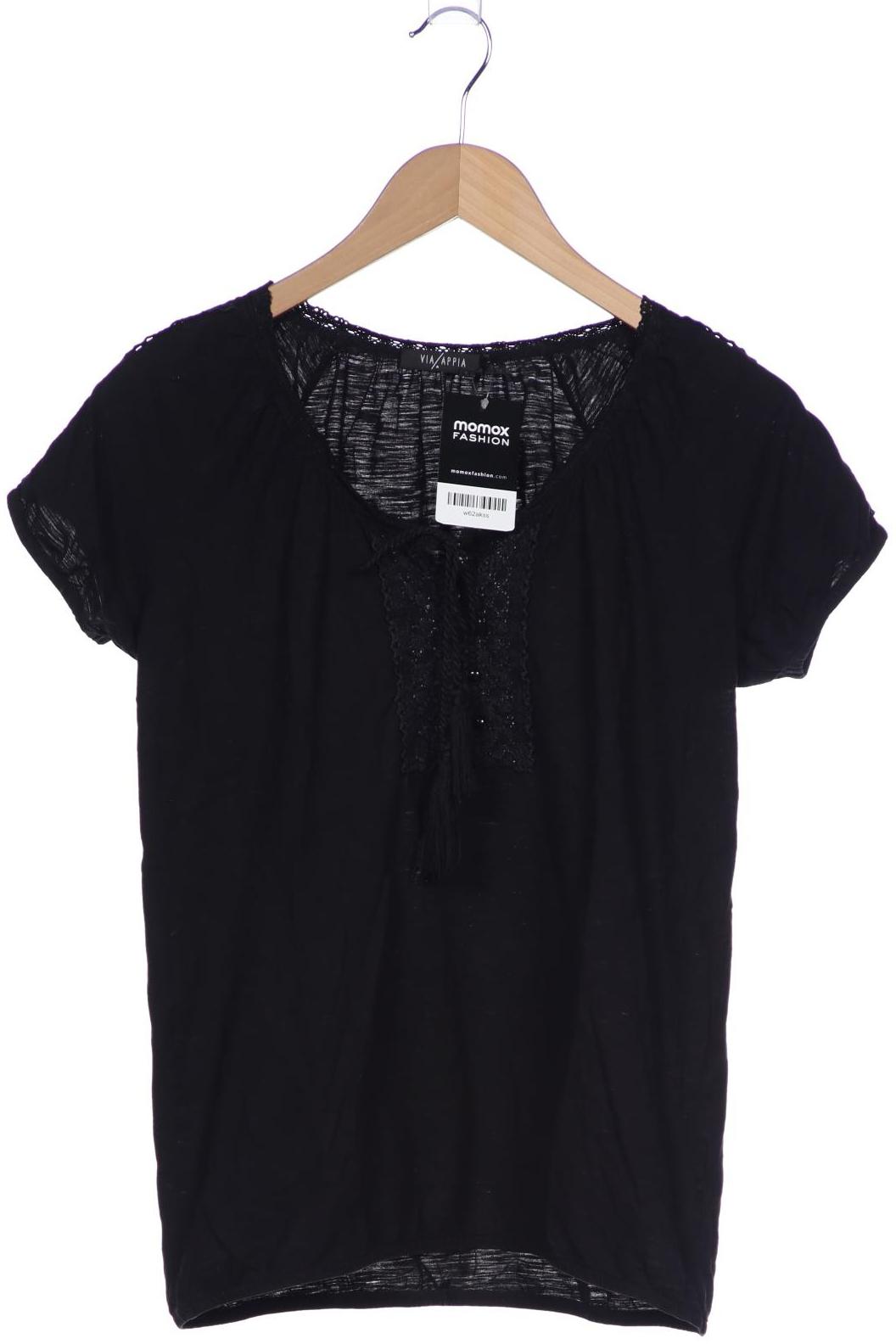 

VIA Appia DUE Damen T-Shirt, schwarz, Gr. 40