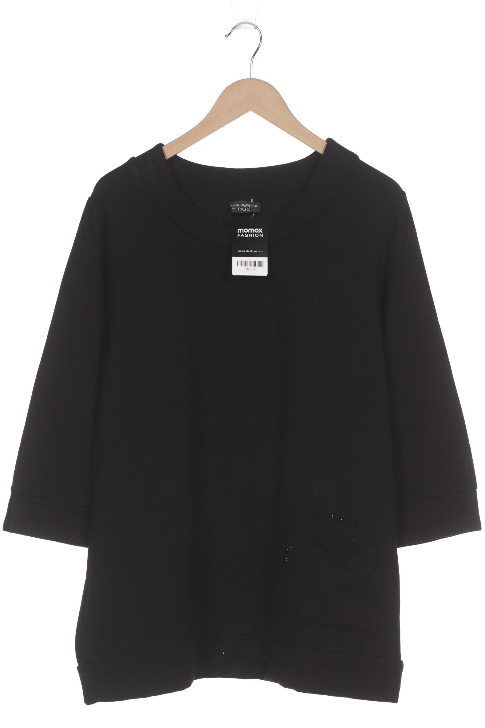

VIA Appia DUE Damen Sweatshirt, schwarz, Gr. 50