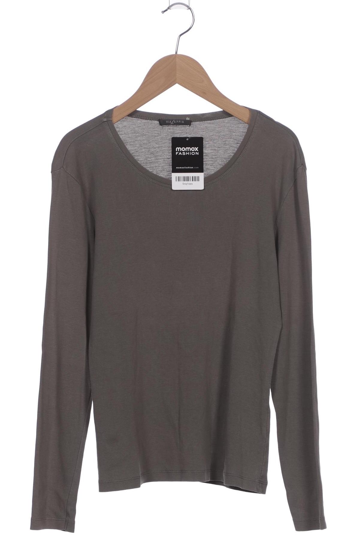

VIA Appia DUE Damen Langarmshirt, grau, Gr. 38
