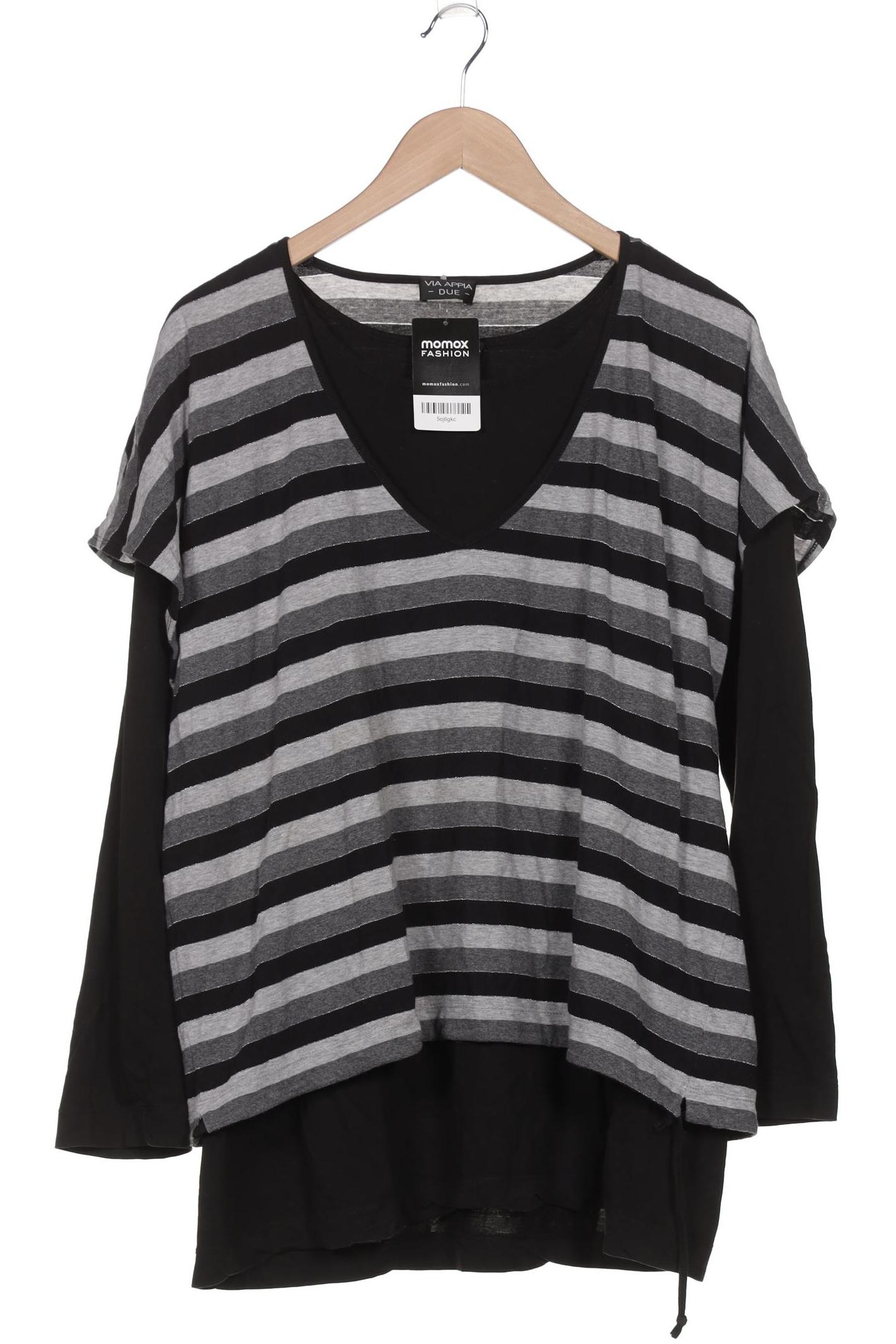 

VIA Appia DUE Damen Langarmshirt, grau, Gr. 48