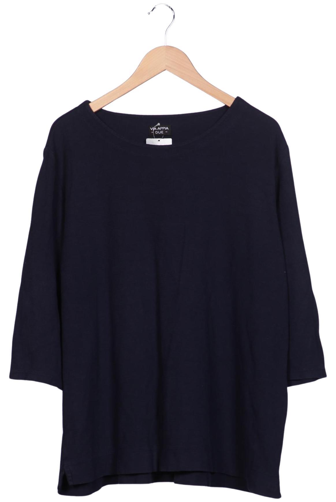 

VIA Appia DUE Damen Langarmshirt, marineblau, Gr. 52