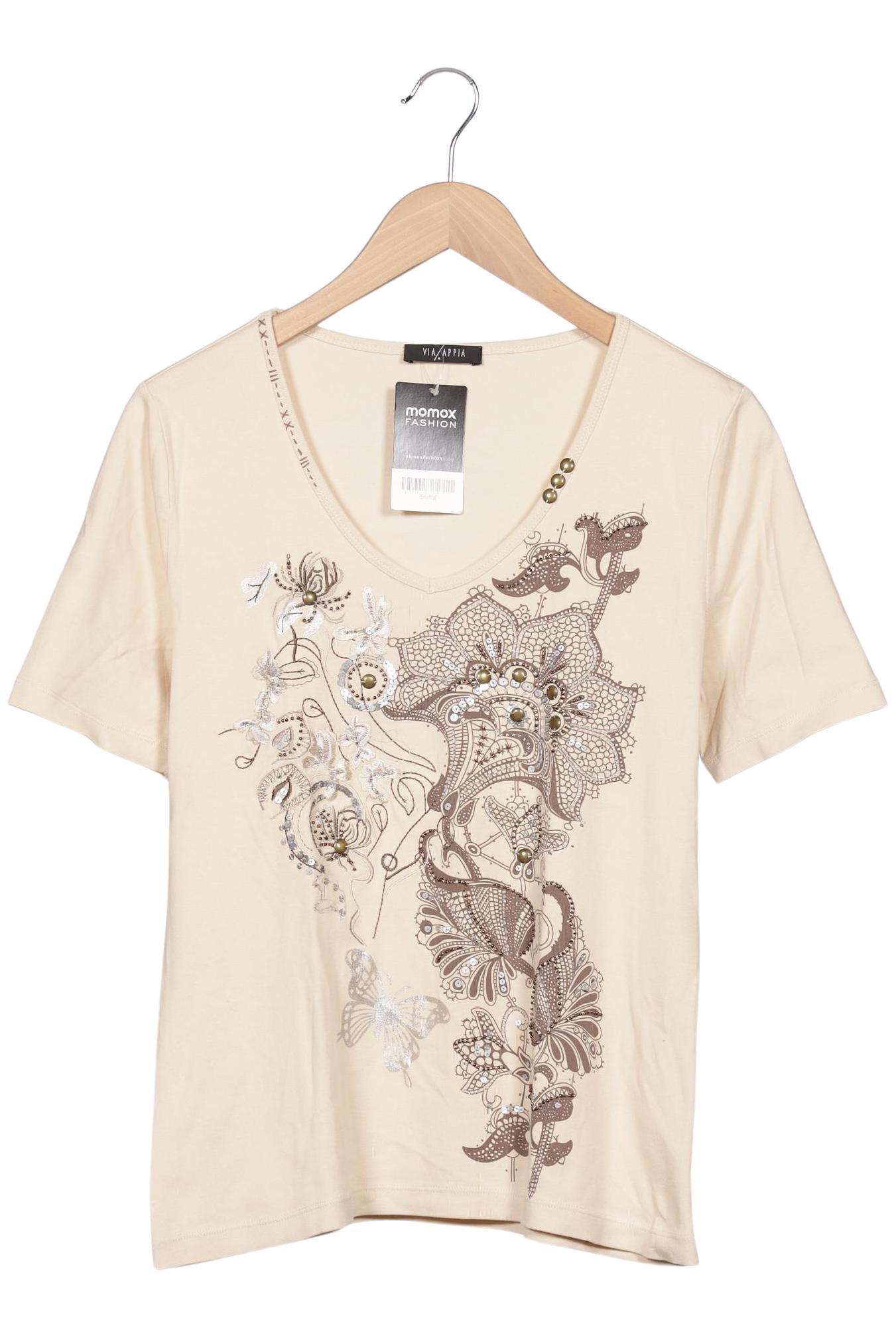 

VIA Appia DUE Damen T-Shirt, cremeweiß, Gr. 42