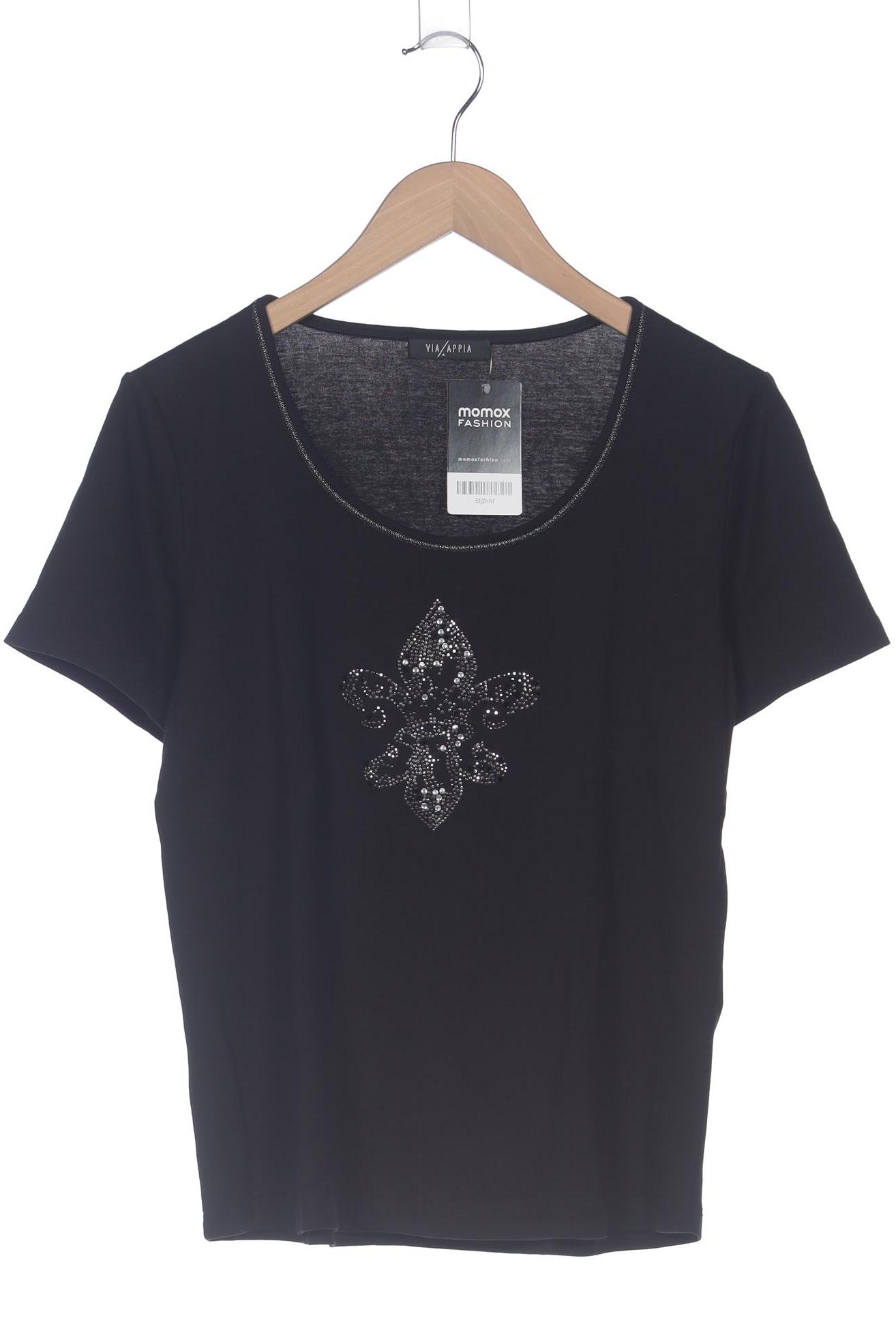 

VIA Appia DUE Damen T-Shirt, schwarz, Gr. 44