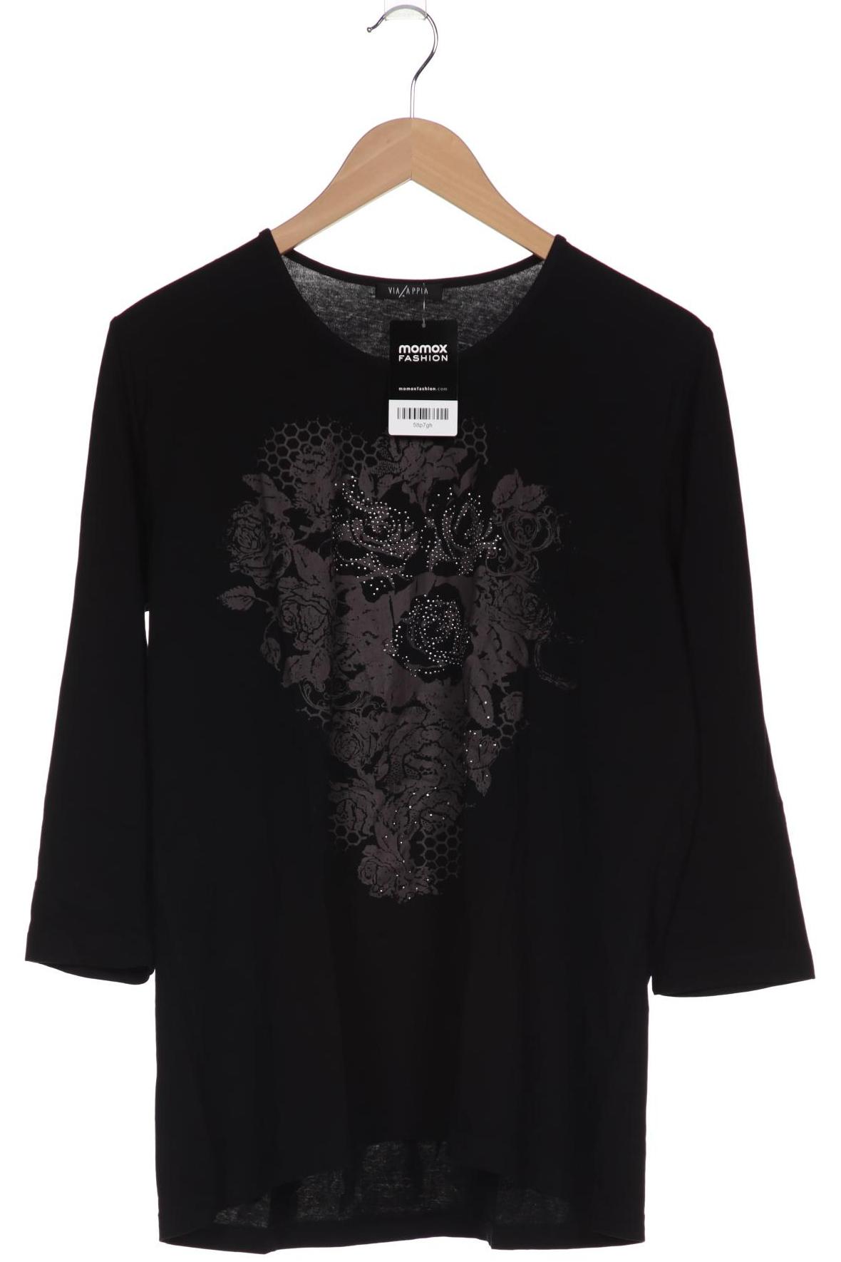 

VIA APPIA DUE Damen Langarmshirt, schwarz