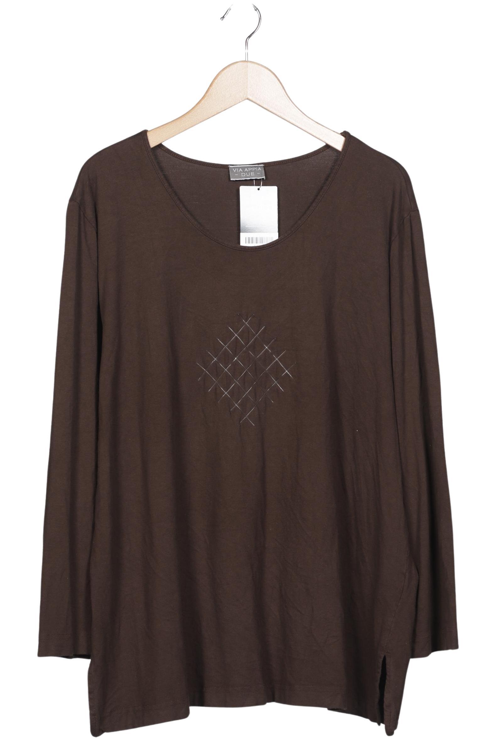 

VIA Appia DUE Damen Langarmshirt, braun, Gr. 50