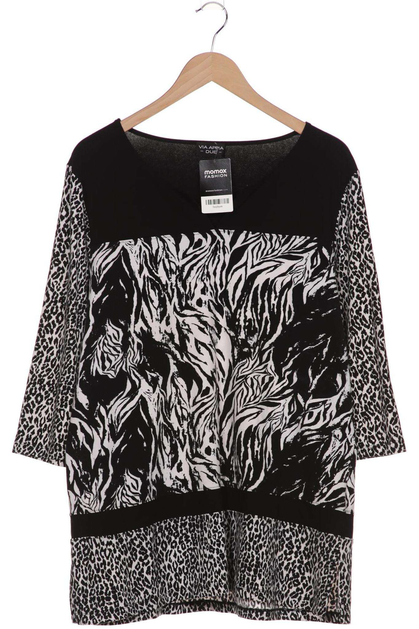 

VIA Appia DUE Damen Langarmshirt, schwarz, Gr. 46