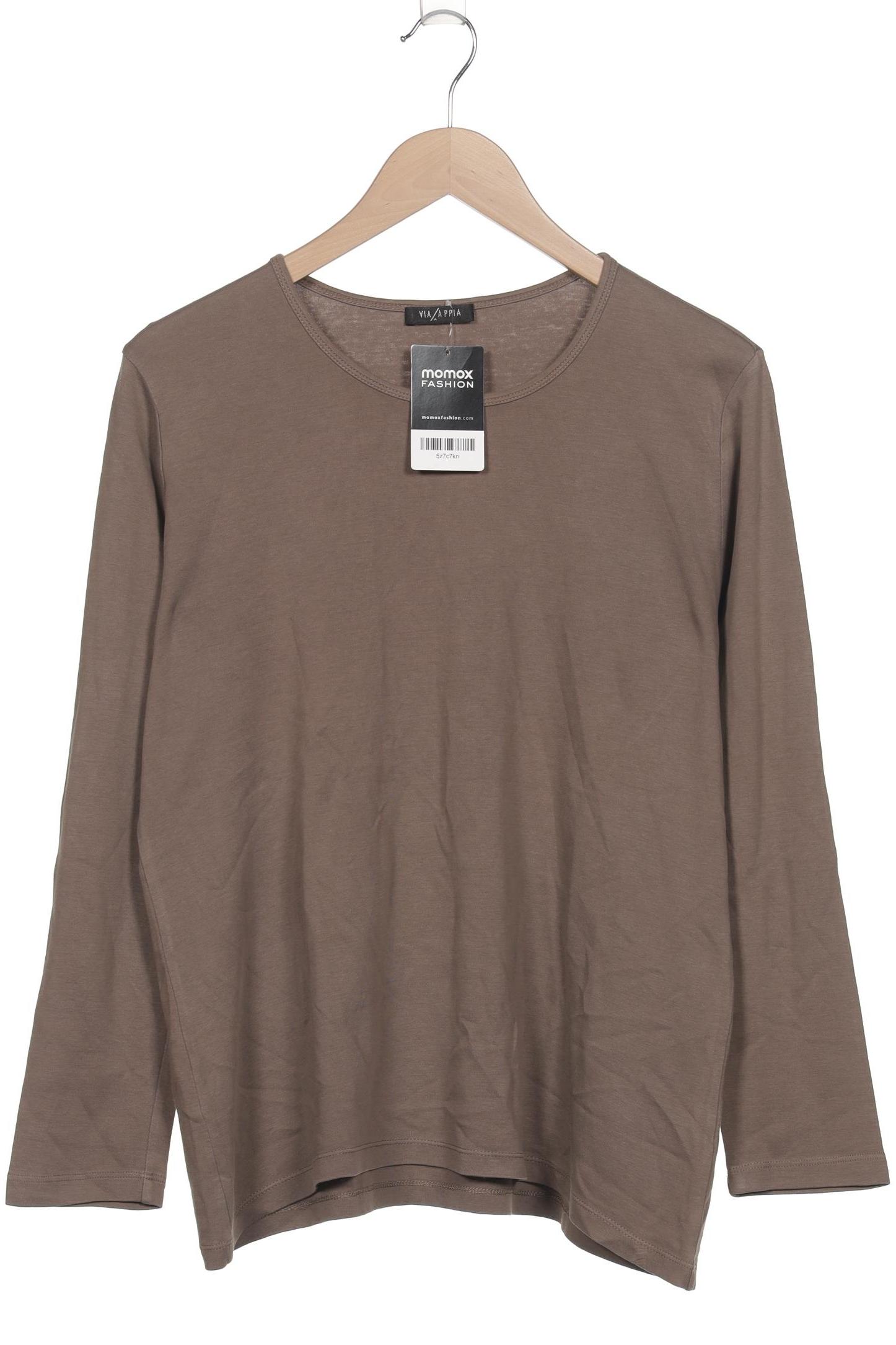 

VIA Appia DUE Damen Langarmshirt, braun, Gr. 46