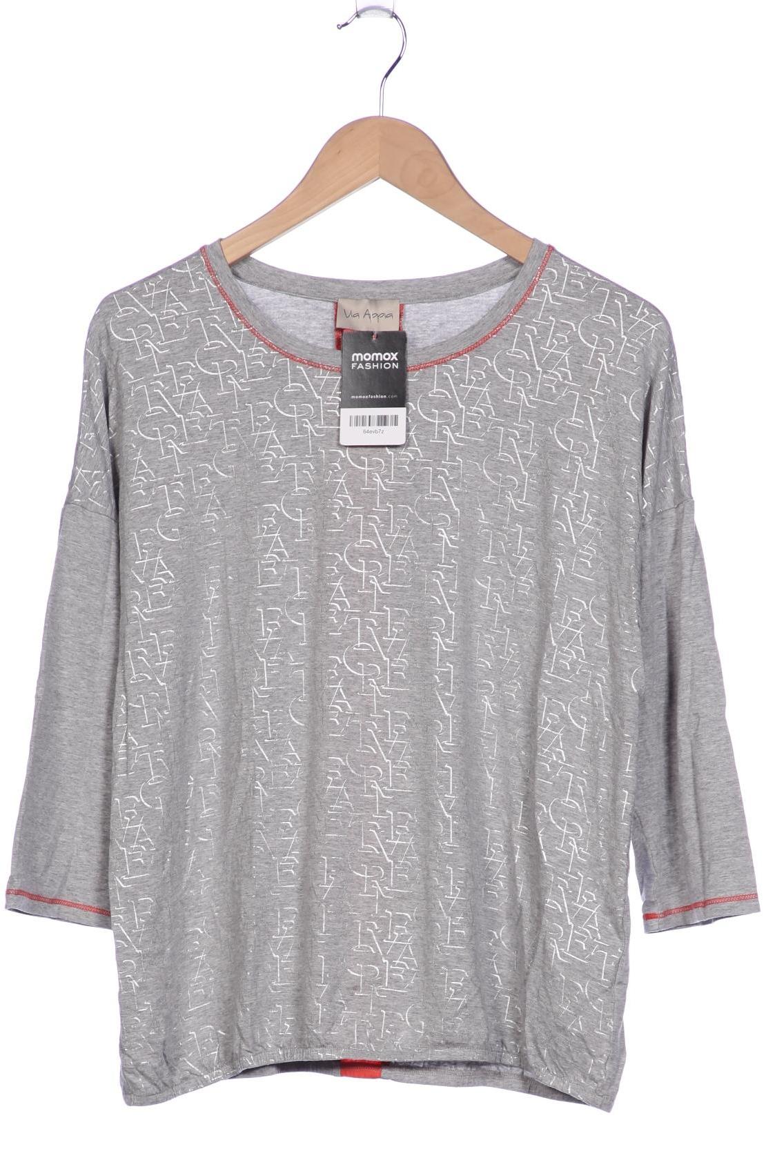 

VIA Appia DUE Damen Langarmshirt, grau, Gr. 42