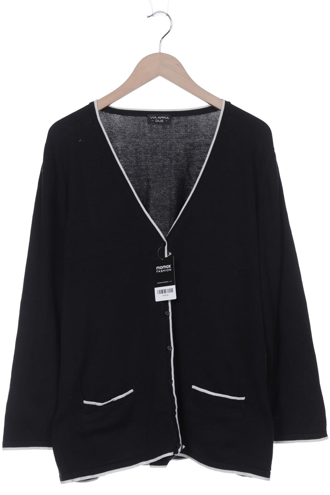 

VIA Appia DUE Damen Strickjacke, schwarz, Gr. 48