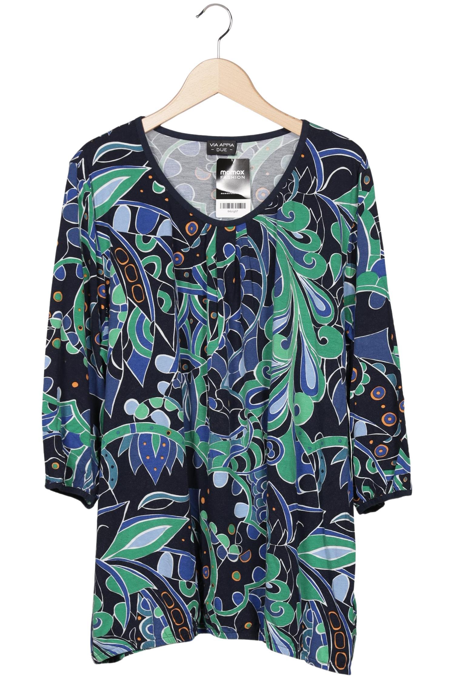 

VIA Appia DUE Damen Langarmshirt, mehrfarbig, Gr. 50