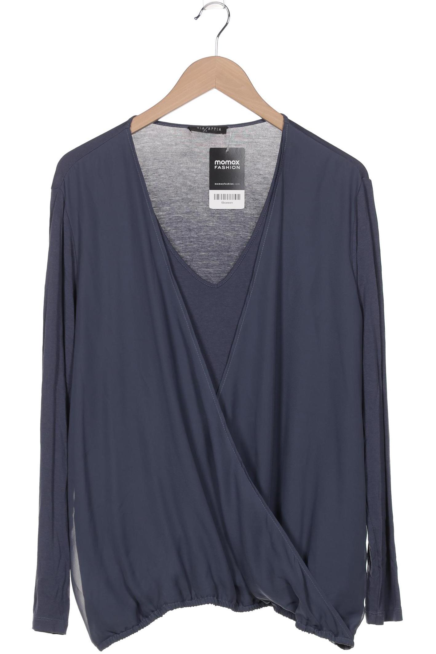 

VIA Appia DUE Damen Langarmshirt, blau, Gr. 46