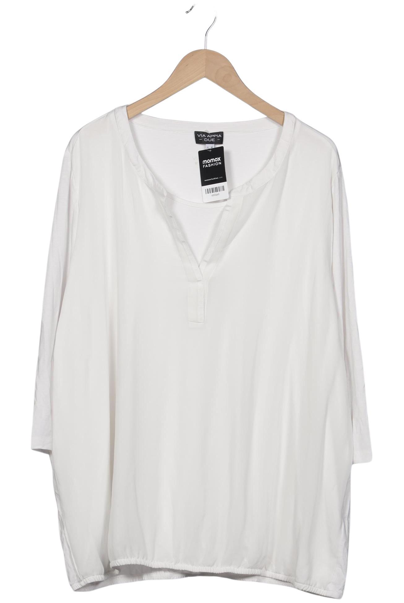 

VIA Appia DUE Damen Langarmshirt, cremeweiß, Gr. 52