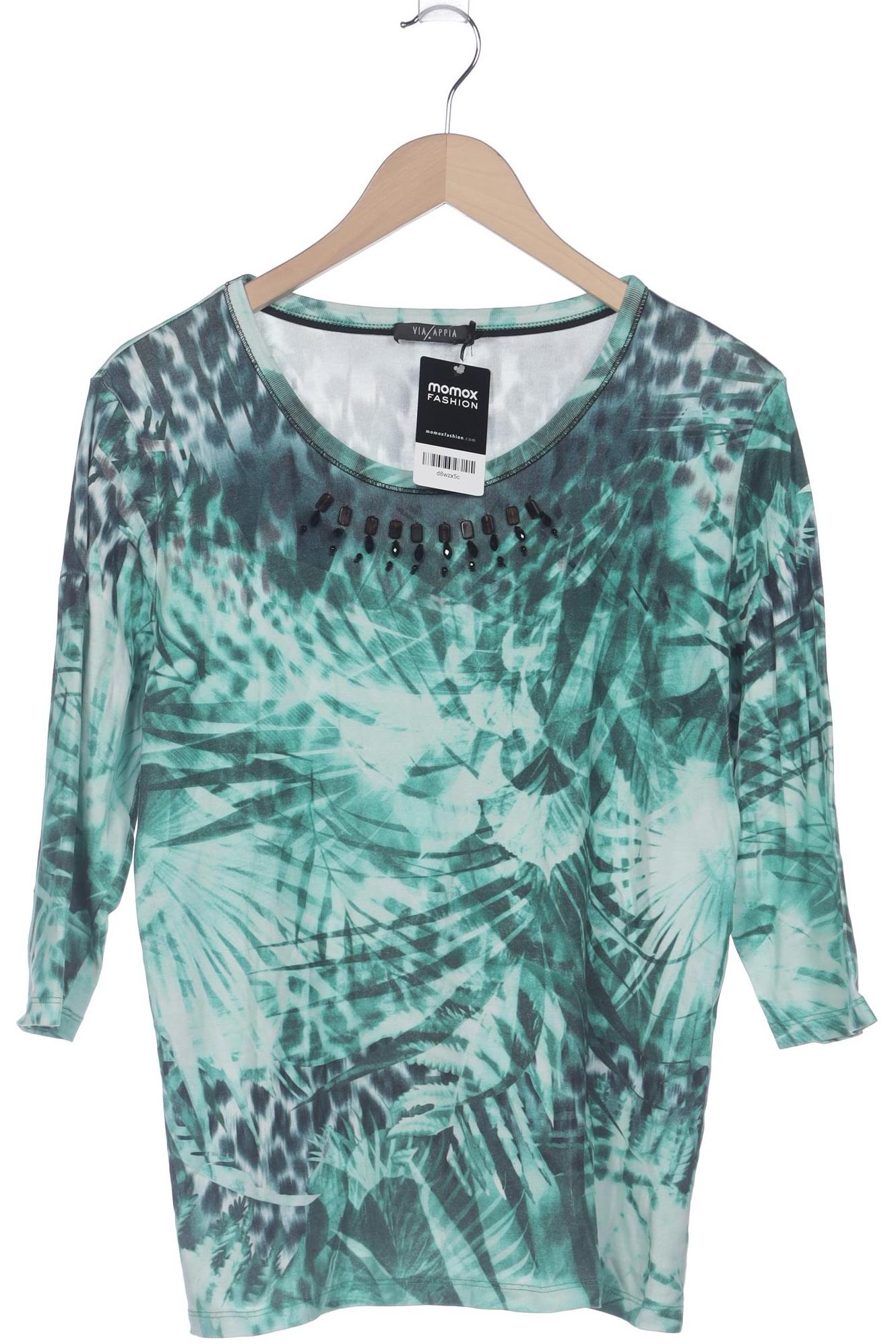 

VIA Appia DUE Damen Langarmshirt, türkis, Gr. 46