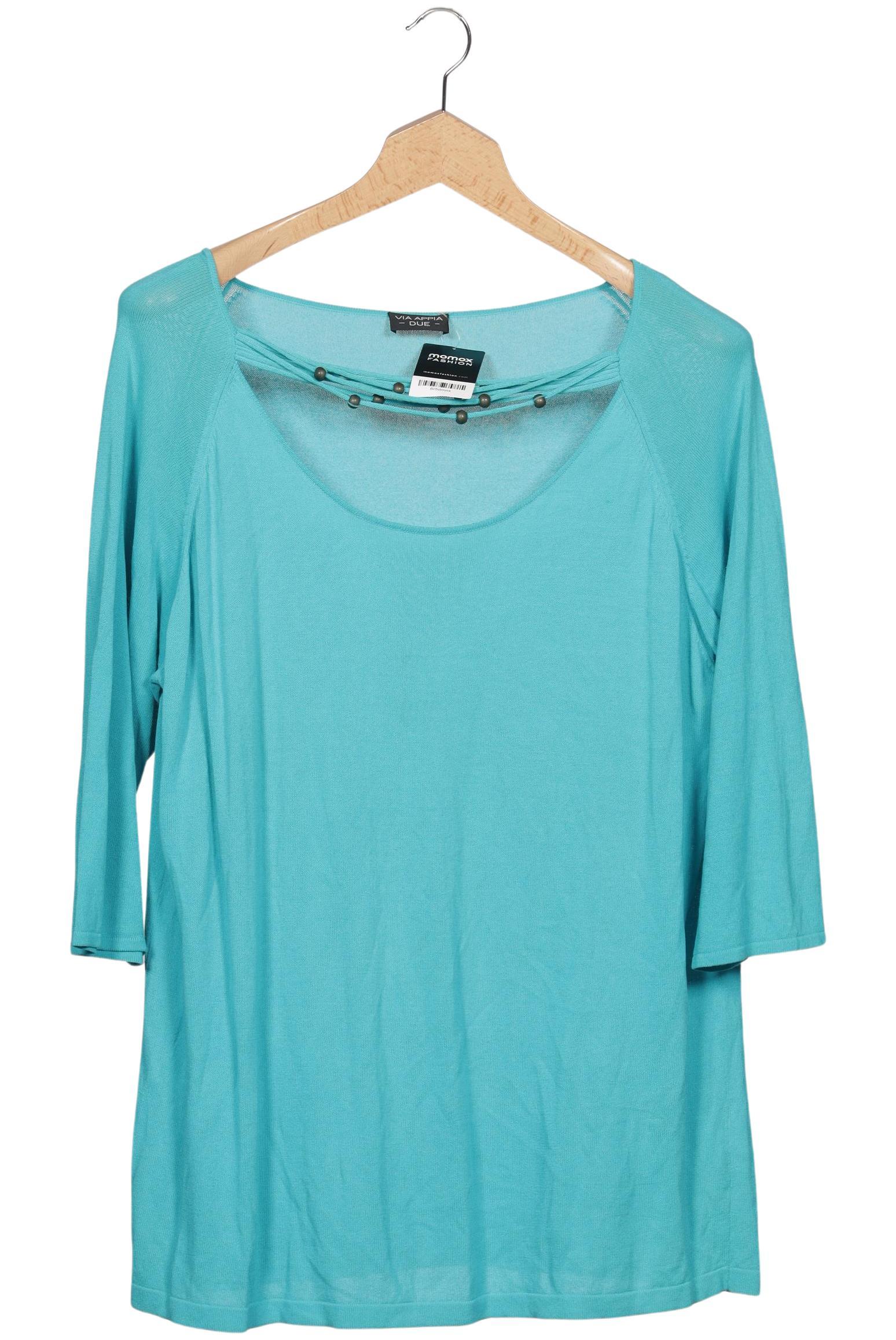 

VIA Appia DUE Damen Pullover, türkis, Gr. 50