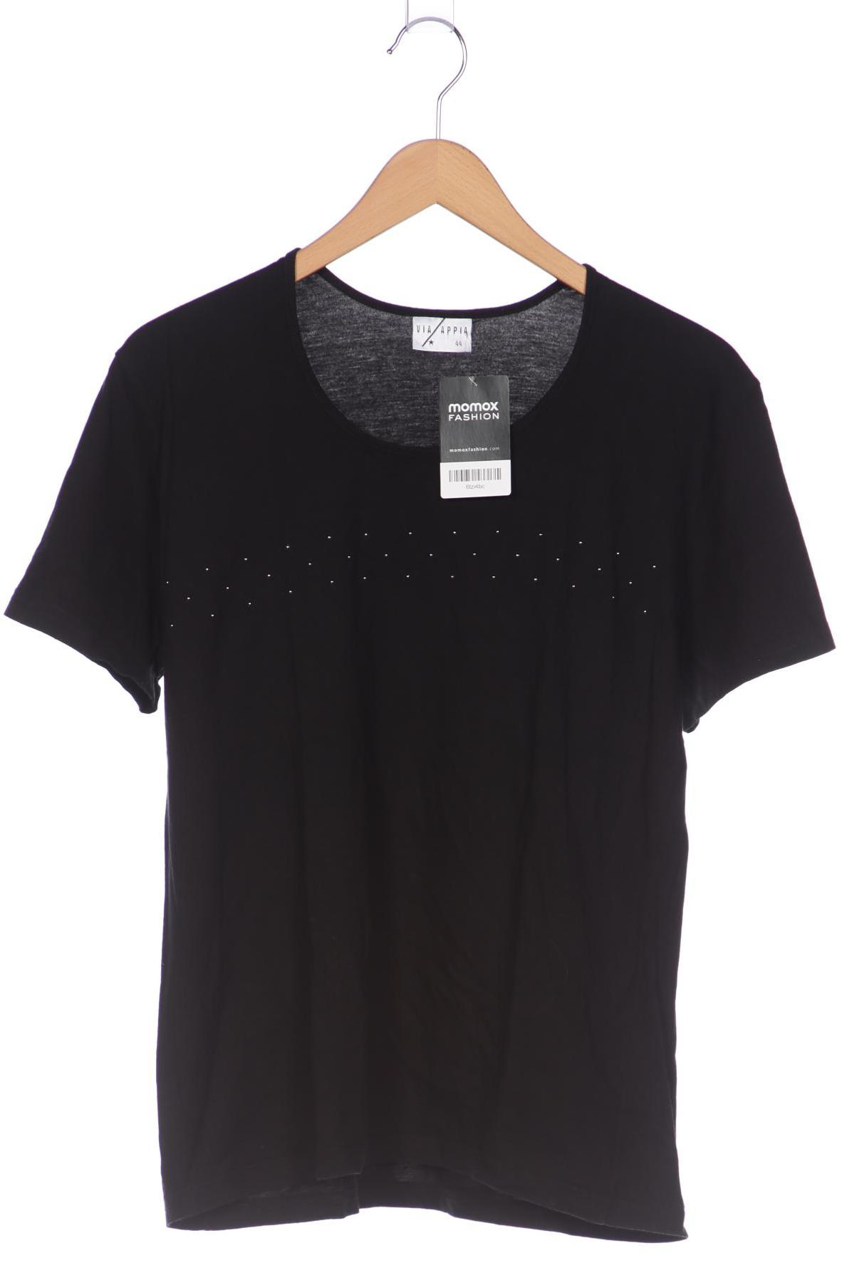 

VIA Appia DUE Damen T-Shirt, schwarz, Gr. 44