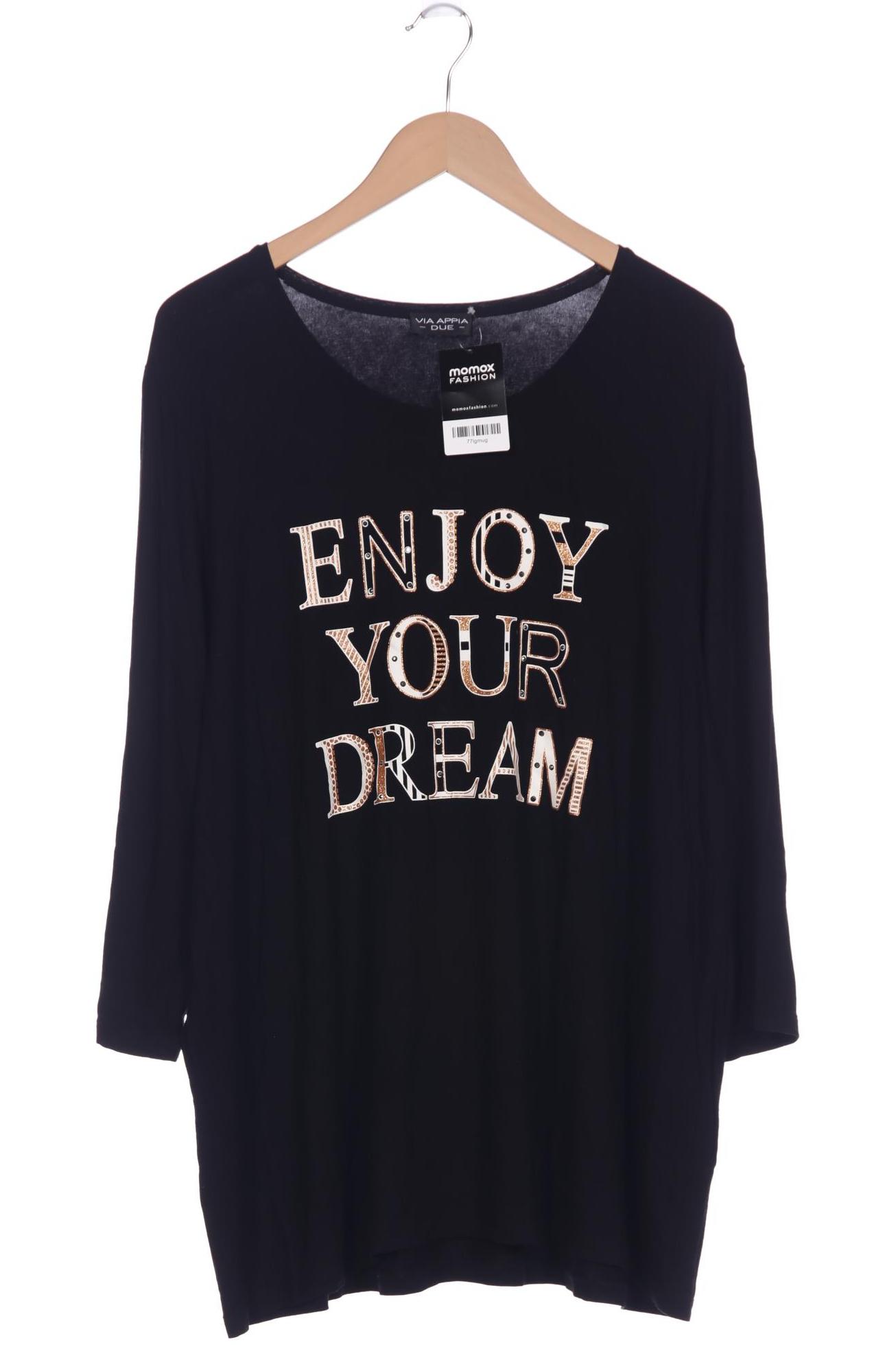 

VIA Appia DUE Damen Langarmshirt, schwarz, Gr. 50