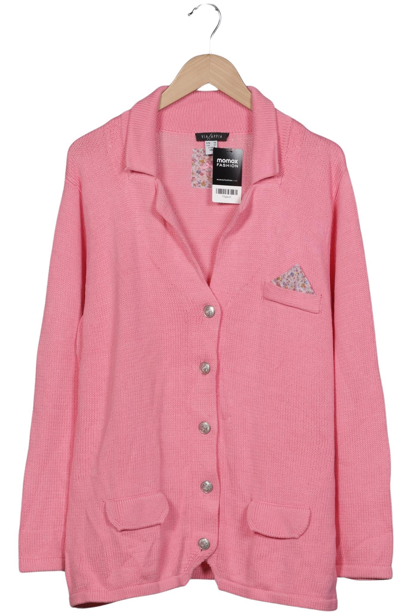 

VIA Appia DUE Damen Strickjacke, pink, Gr. 48