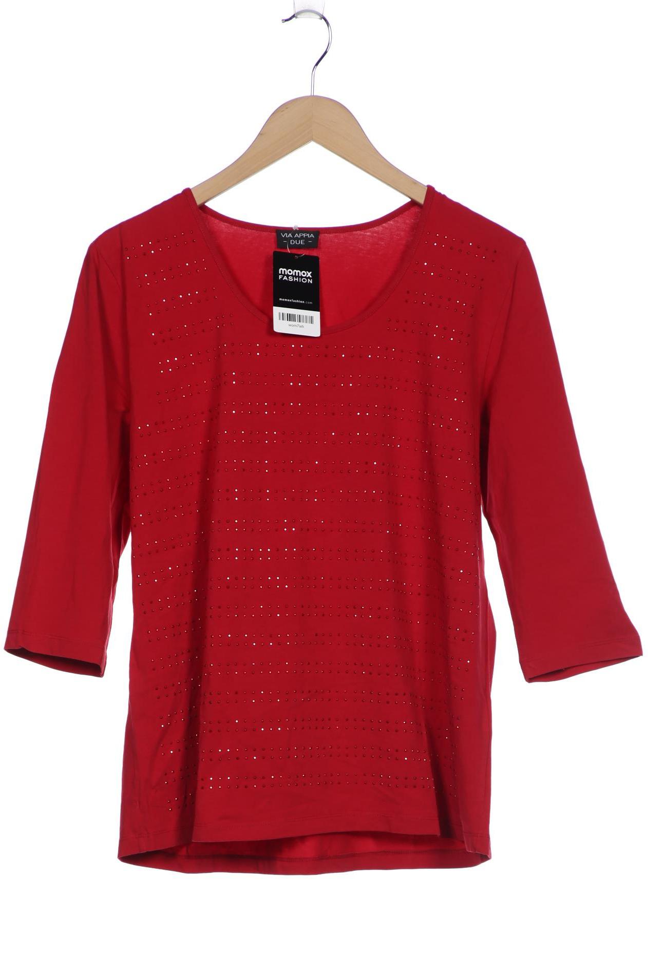 

VIA Appia DUE Damen Langarmshirt, rot, Gr. 44