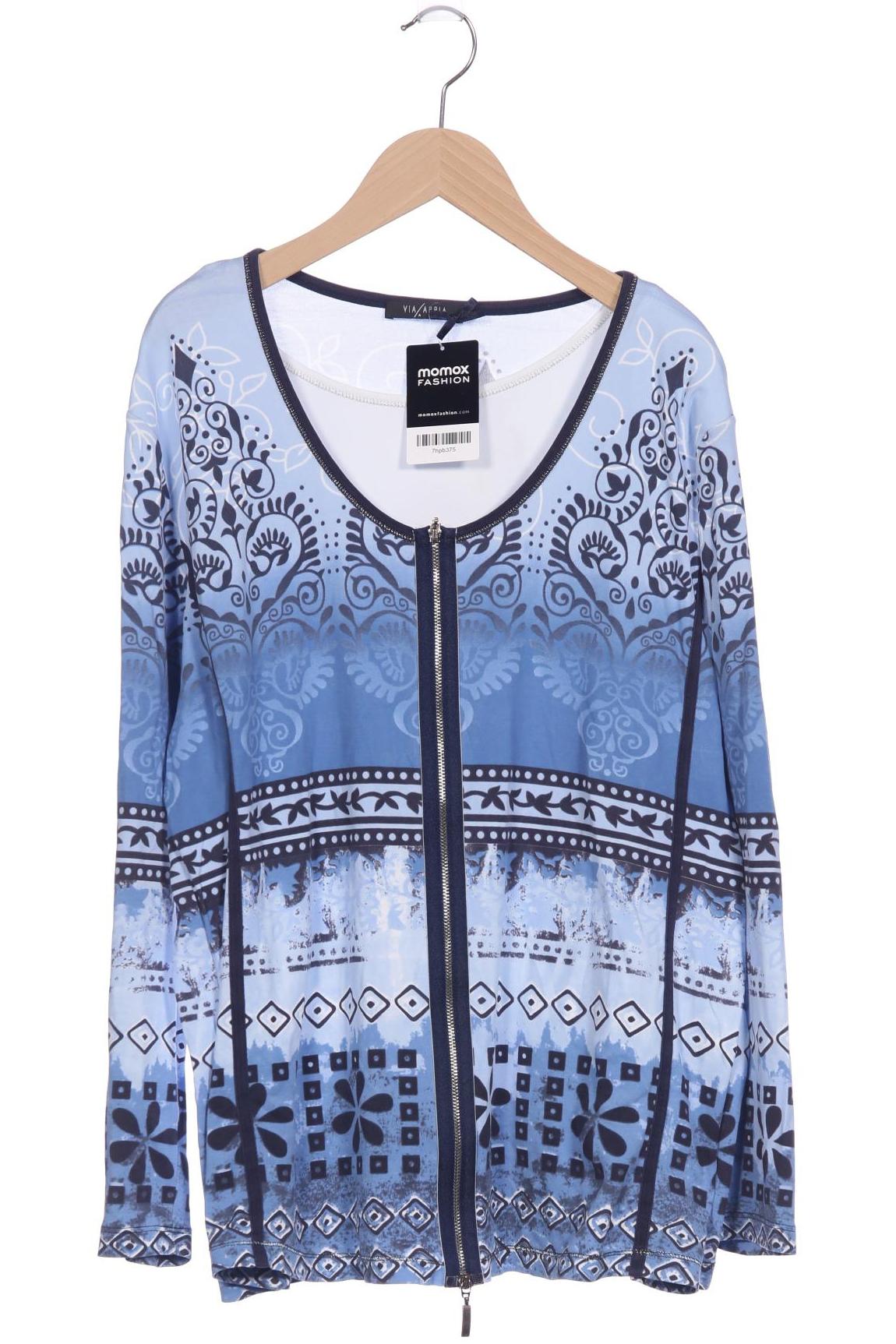 

VIA Appia DUE Damen Strickjacke, blau, Gr. 48