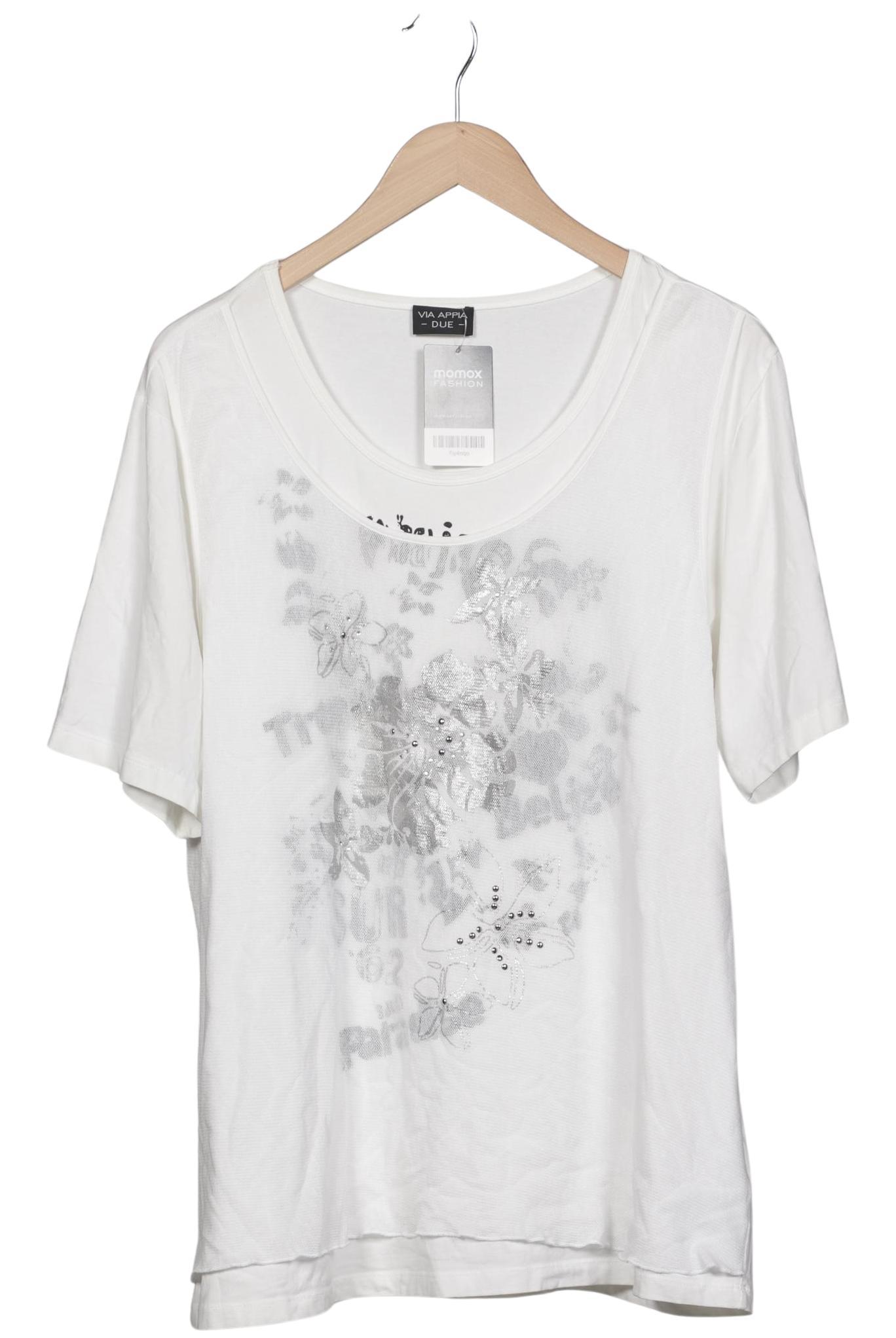 

VIA Appia DUE Damen T-Shirt, weiß, Gr. 52