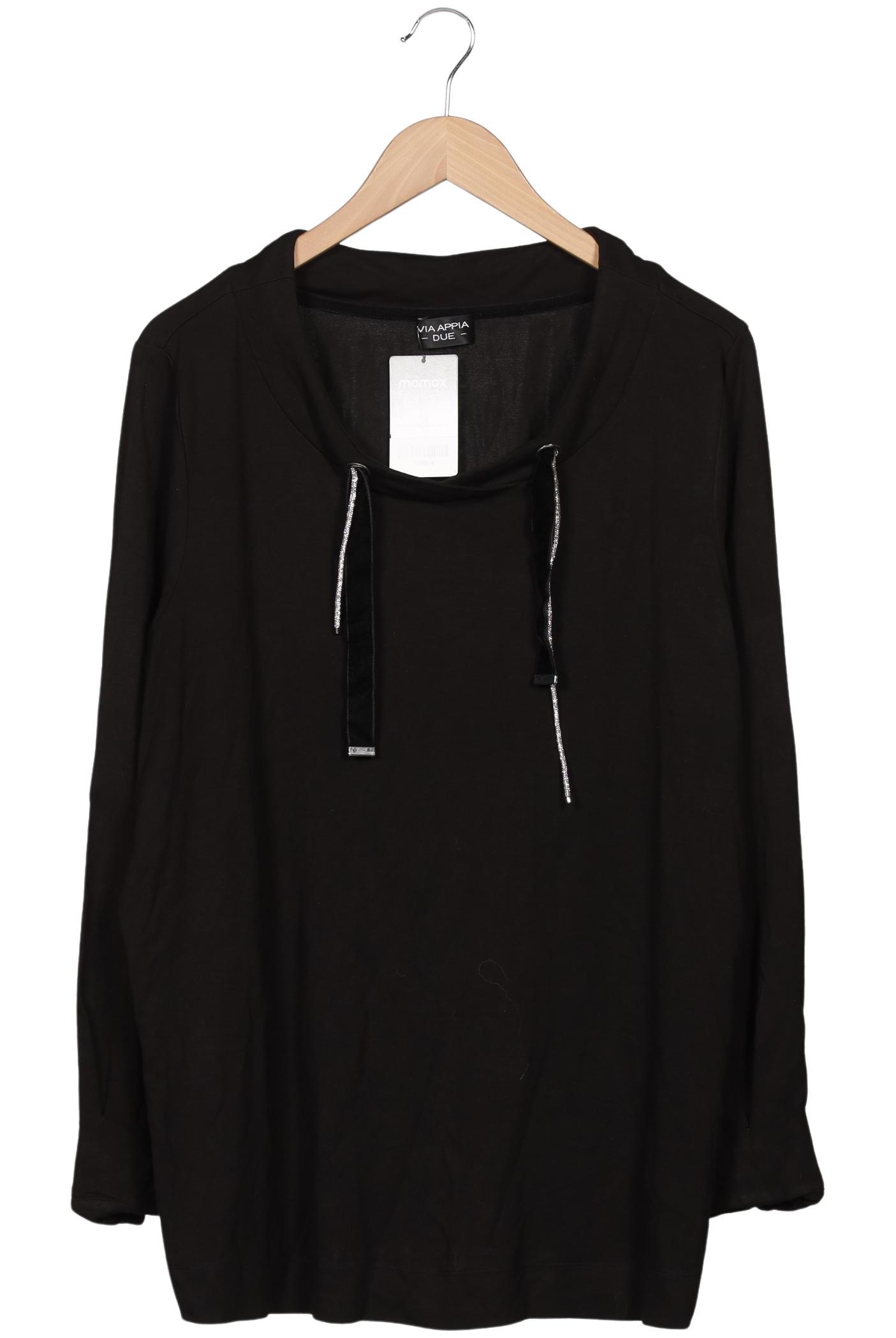 

VIA Appia DUE Damen Langarmshirt, schwarz, Gr. 48