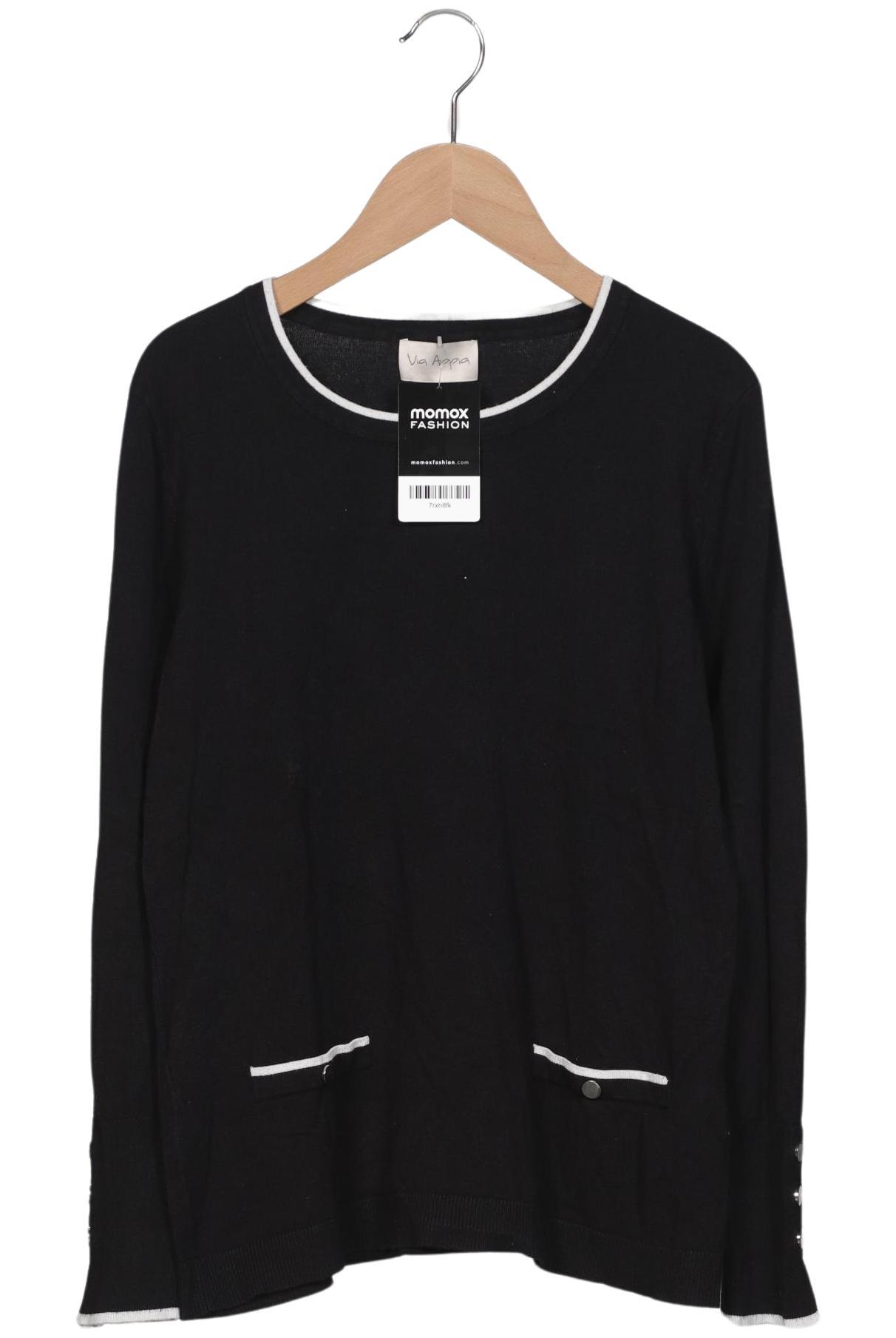 

VIA Appia DUE Damen Pullover, schwarz, Gr. 38