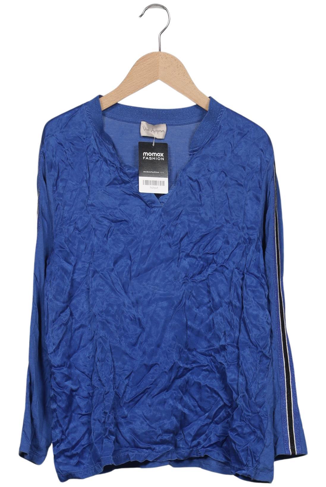 

VIA Appia DUE Damen Langarmshirt, blau, Gr. 40