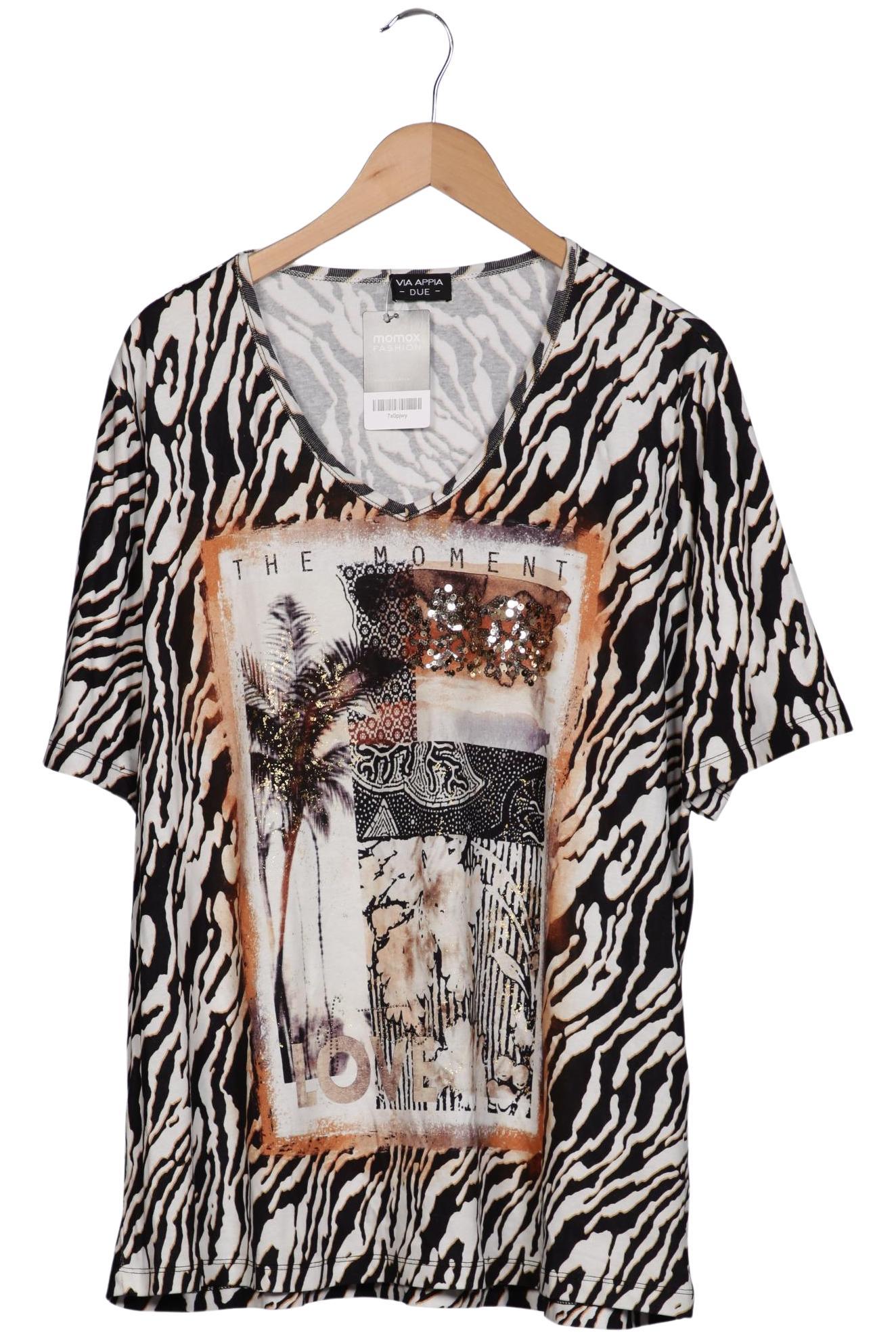 

VIA Appia DUE Damen T-Shirt, schwarz, Gr. 50