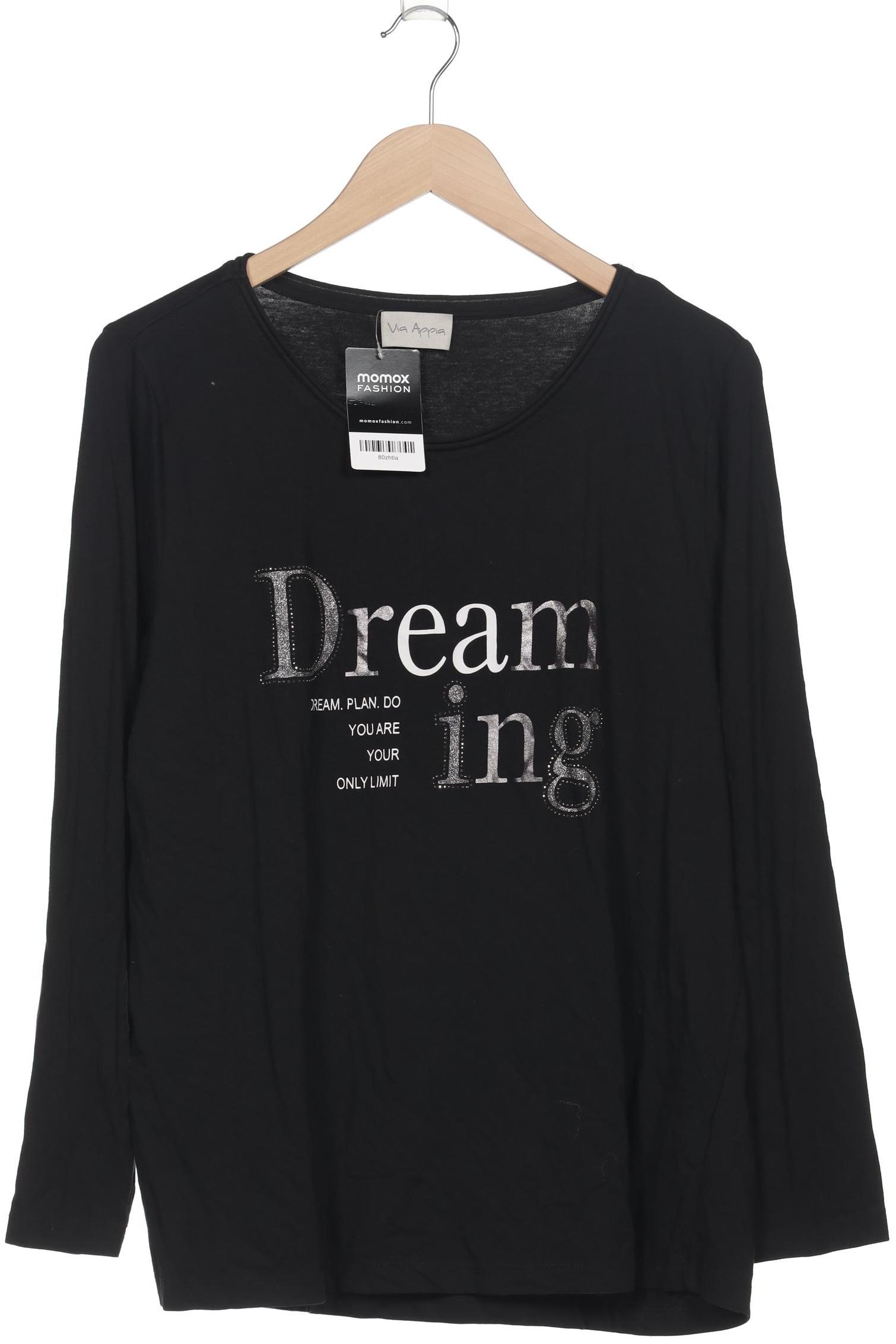 

VIA Appia DUE Damen Langarmshirt, schwarz, Gr. 44